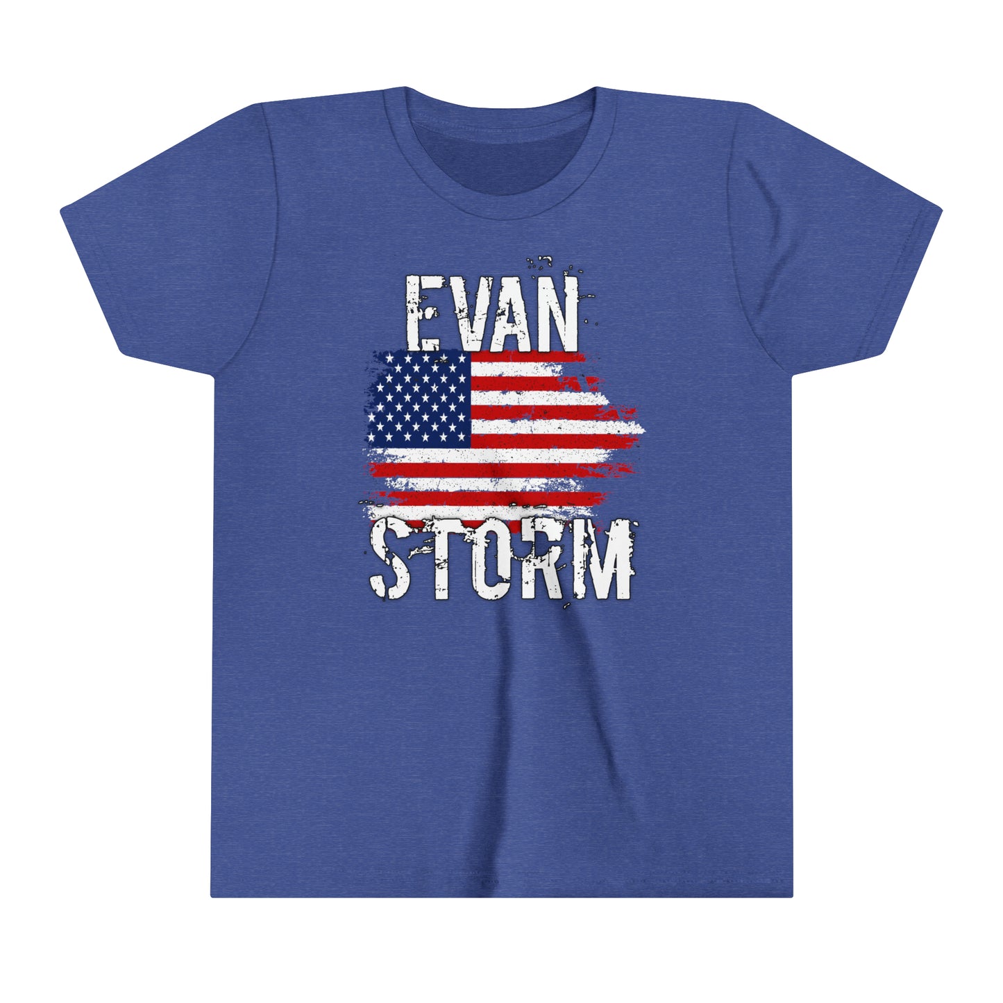 Youth American Distressed Flag Short Sleeve Tee