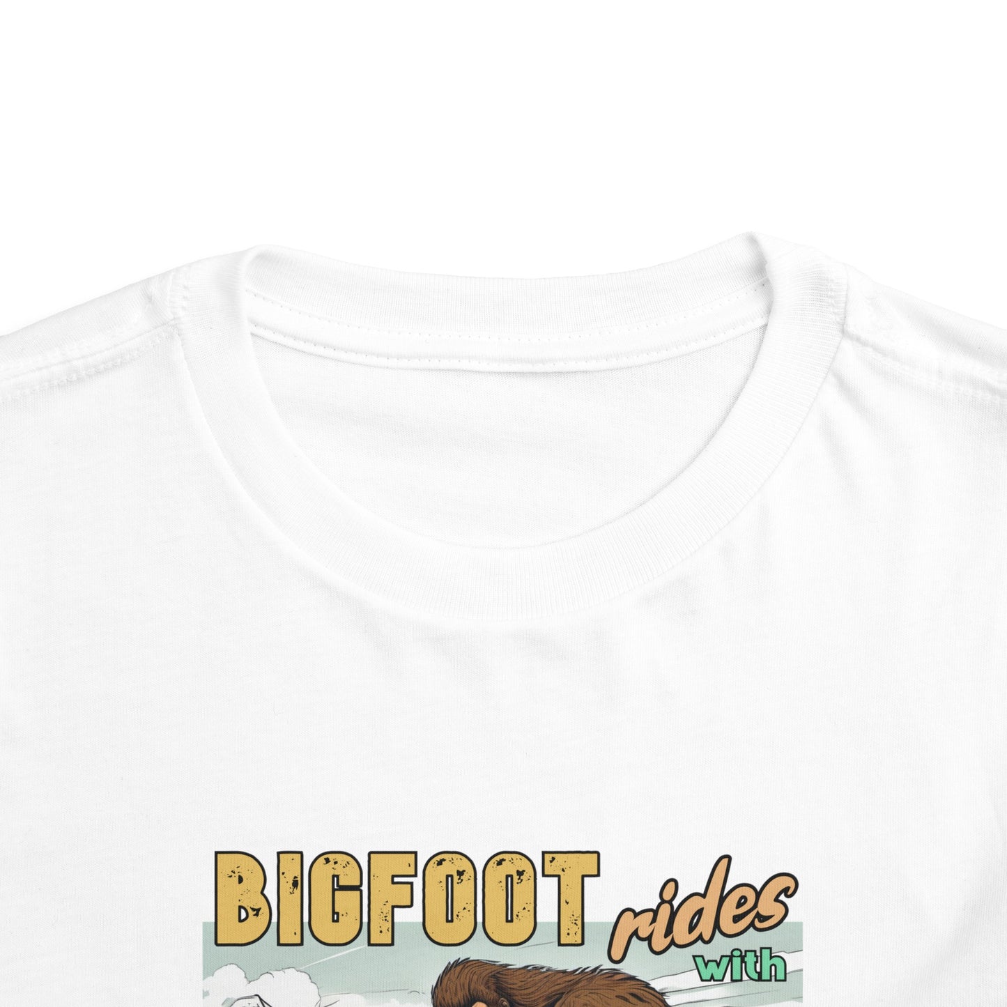 Toddler Short Sleeve Bigfoot Rides with Evan Storm Tee