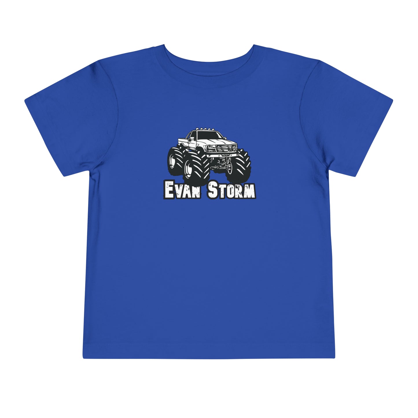 Toddler Evan Storm Vintage Monster Truck Short Sleeve Tee