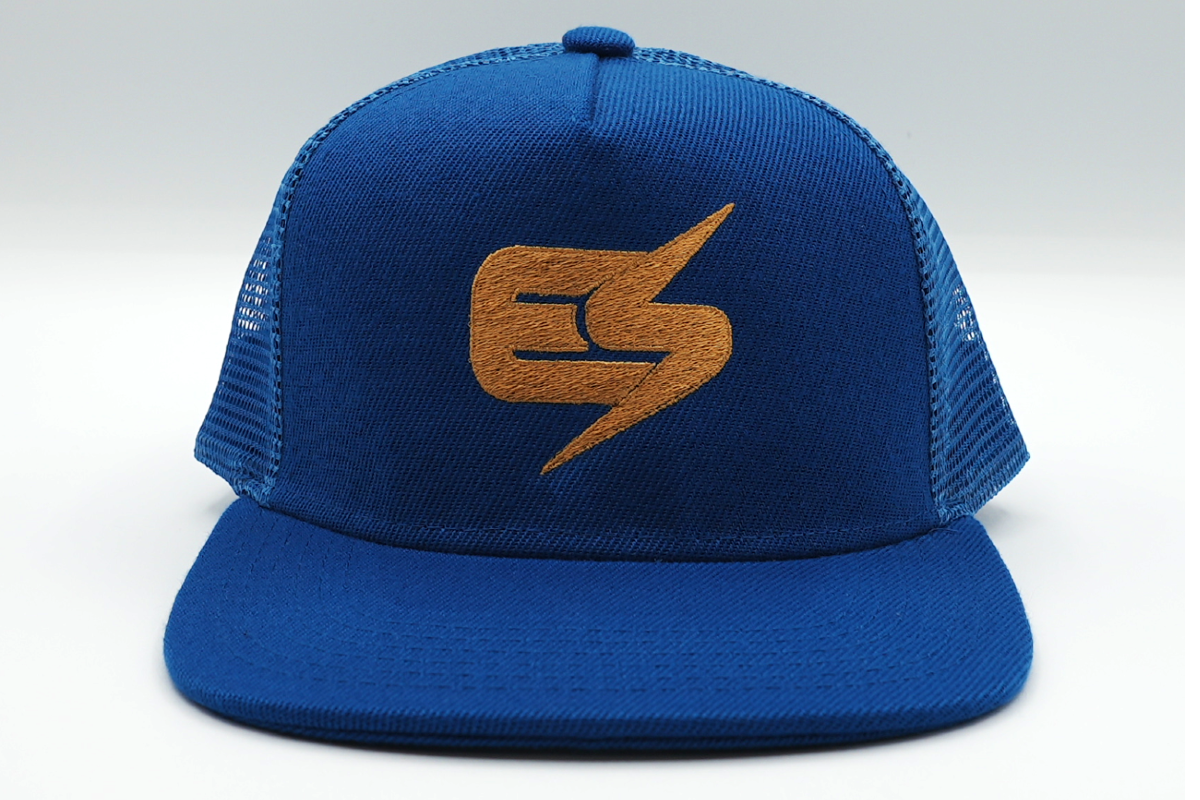 Youth Evan Storm Trucker Snapback Blue Hat