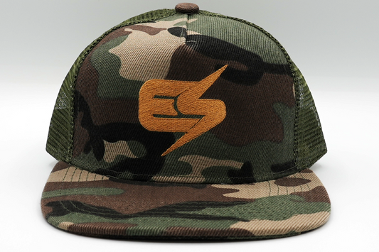 Youth Evan Storm Green Camo Snapback Hat