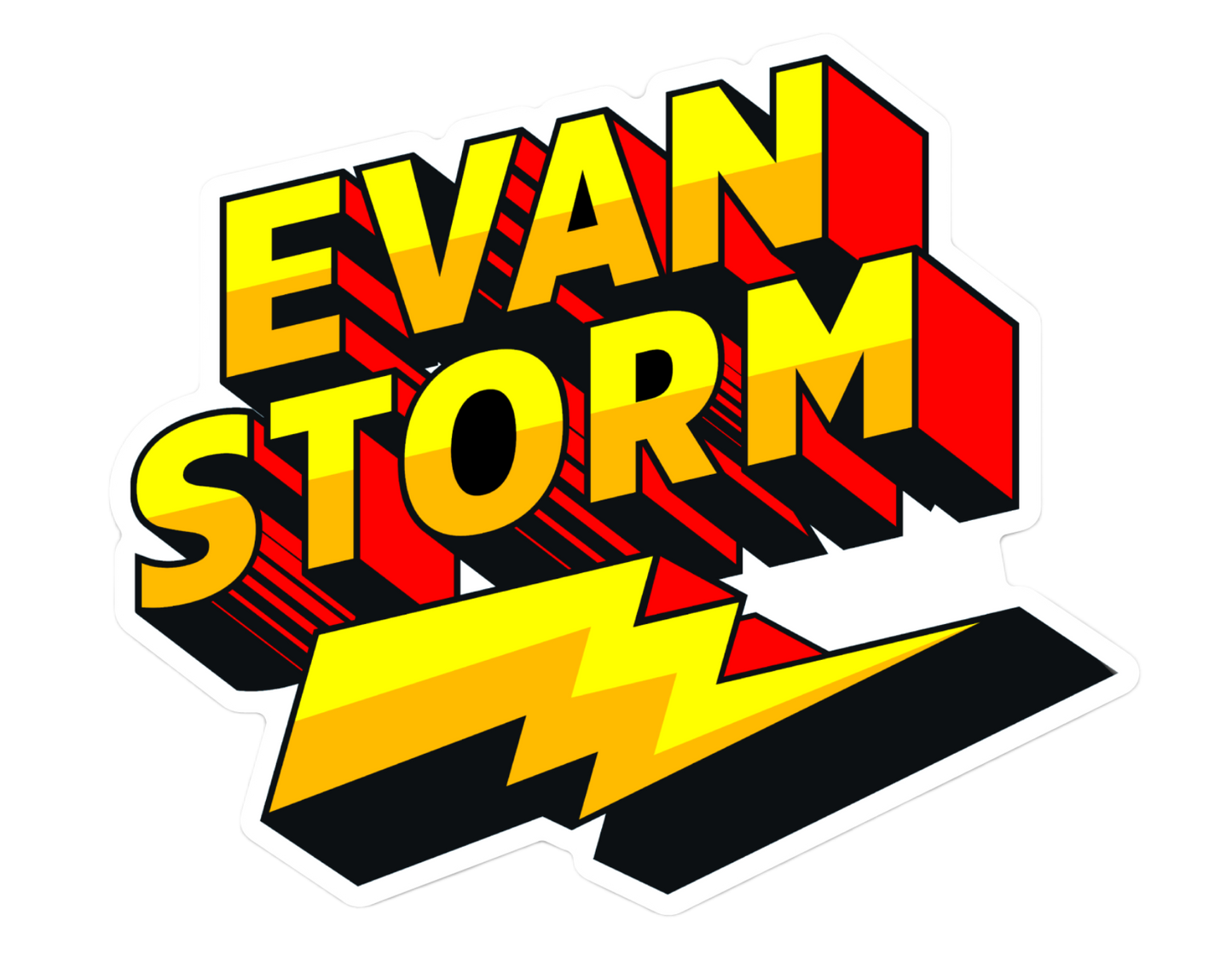 Sticker Evan Storm Logo (1 Piece)