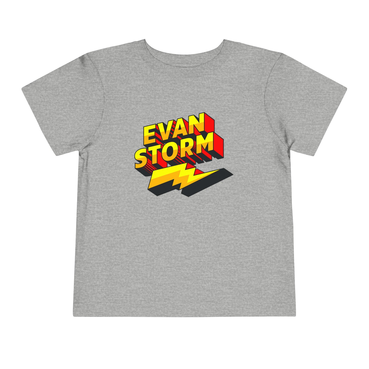 Toddler Evan Storm Logo Short Sleeve Tee