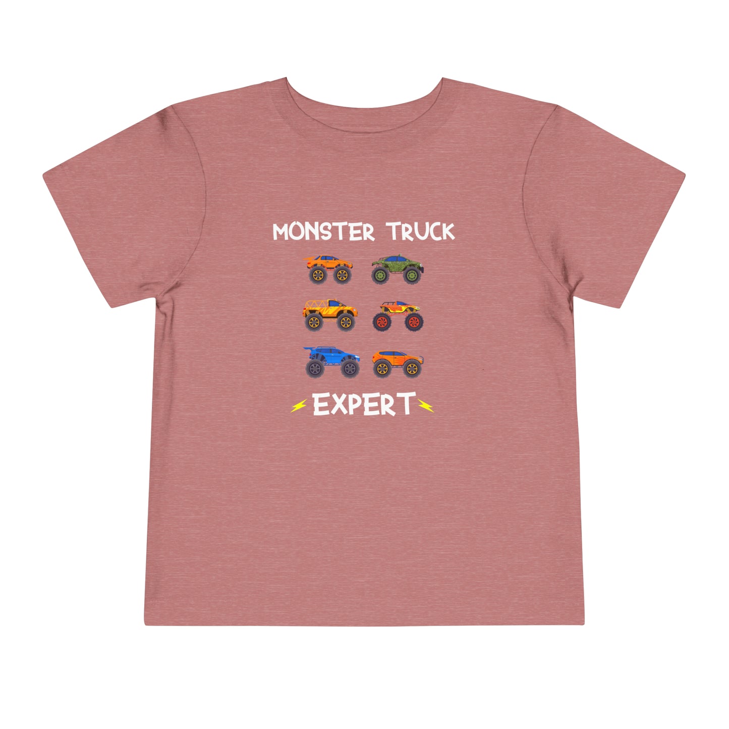 Toddler Short Sleeve Evan Storm Monster Truck Expert Tee