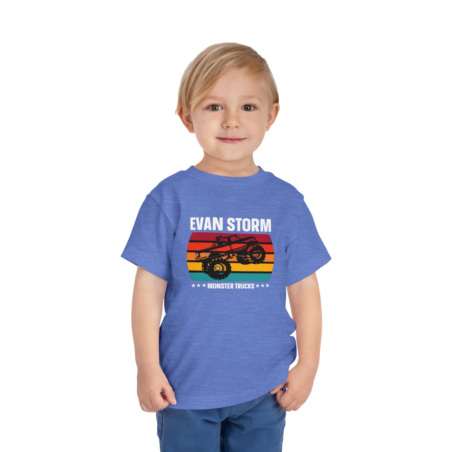 Toddler Evan Storm Sunset Short Sleeve Tee