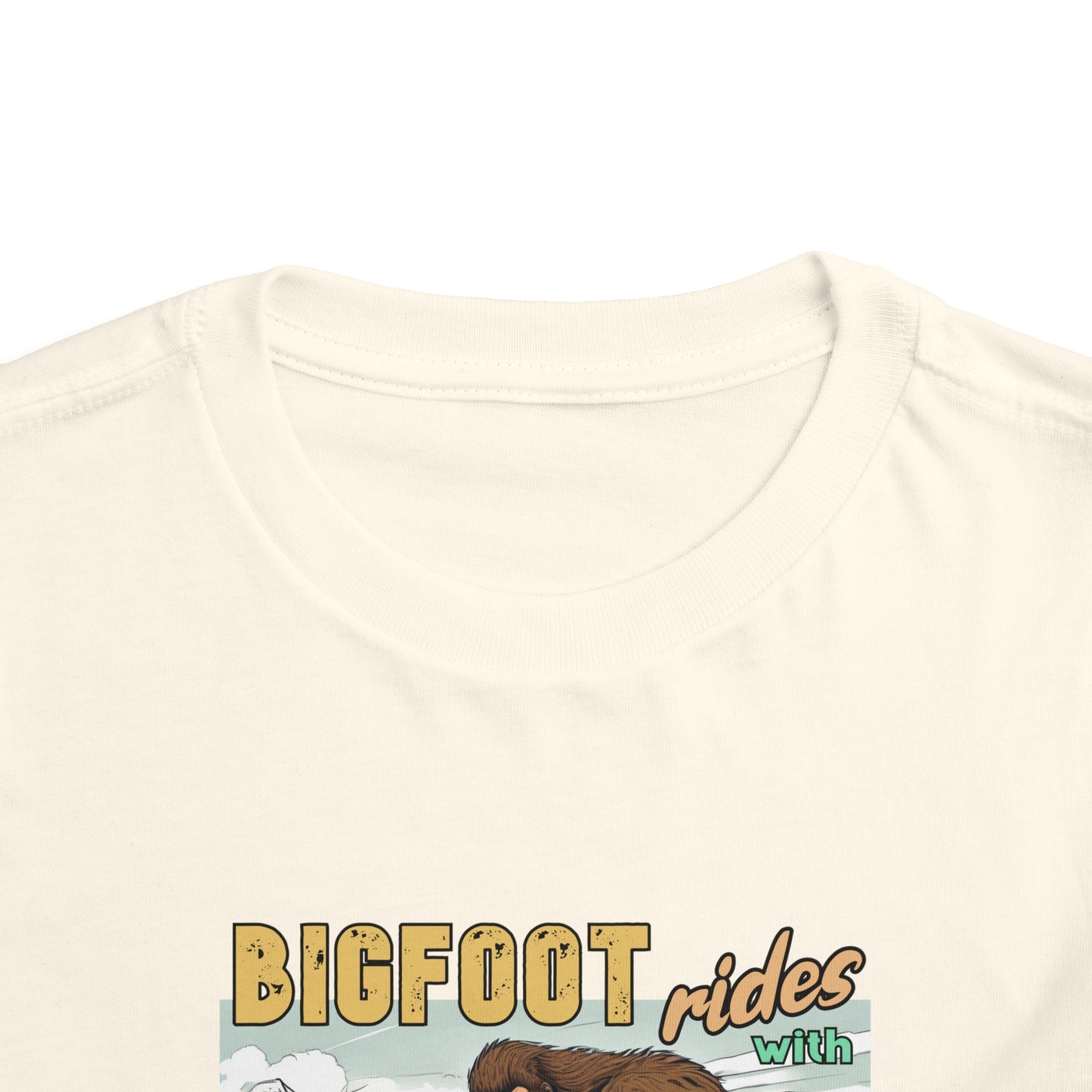 Toddler Short Sleeve Bigfoot Rides with Evan Storm Tee