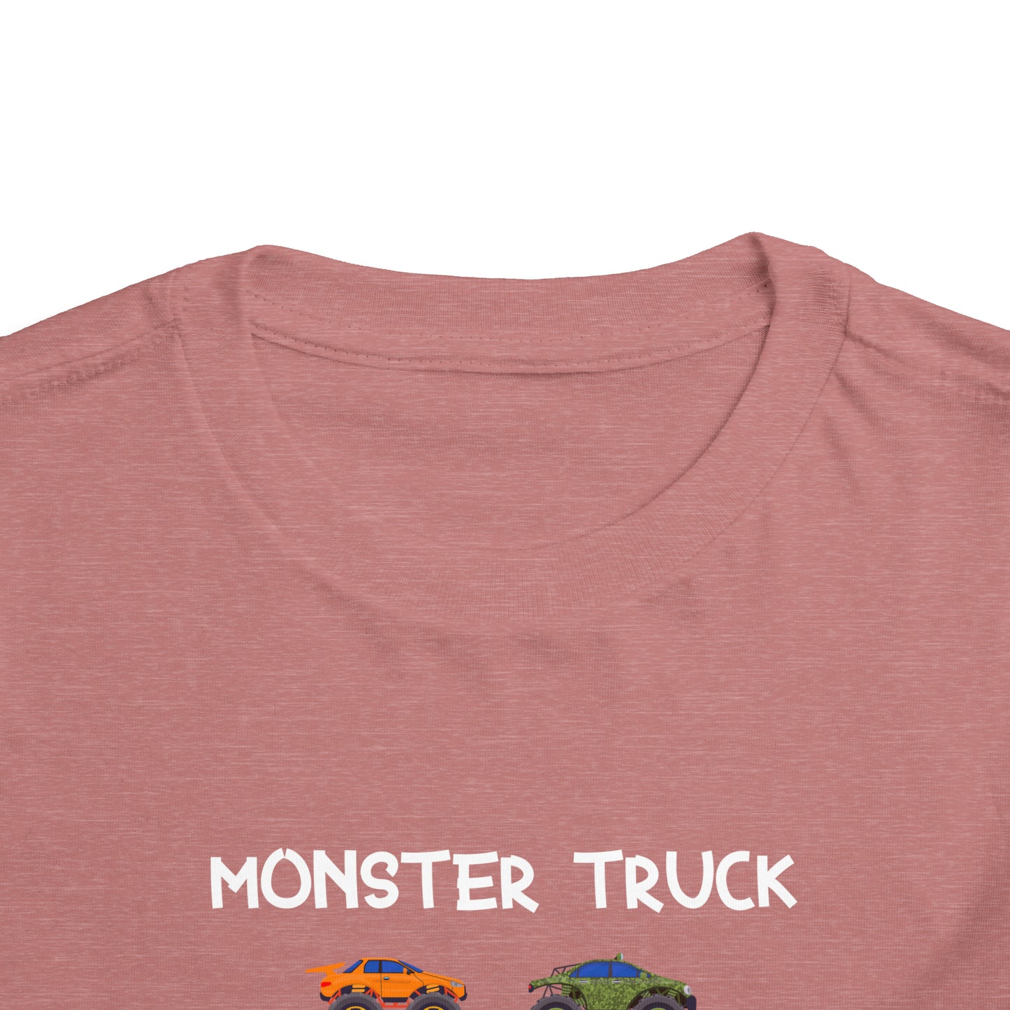 Toddler Short Sleeve Evan Storm Monster Truck Expert Tee