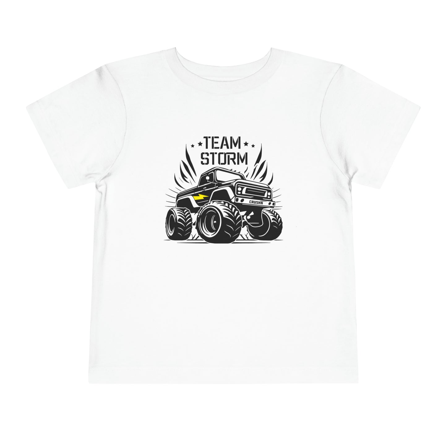 Toddler Team Storm Monster Truck Short Sleeve Tee