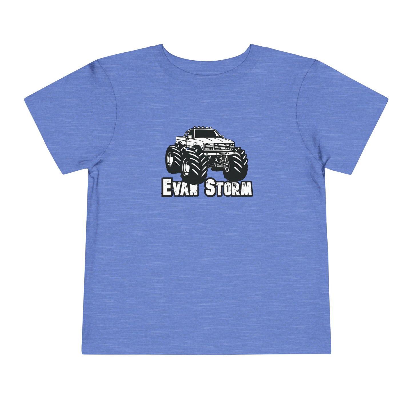 Toddler Evan Storm Vintage Monster Truck Short Sleeve Tee