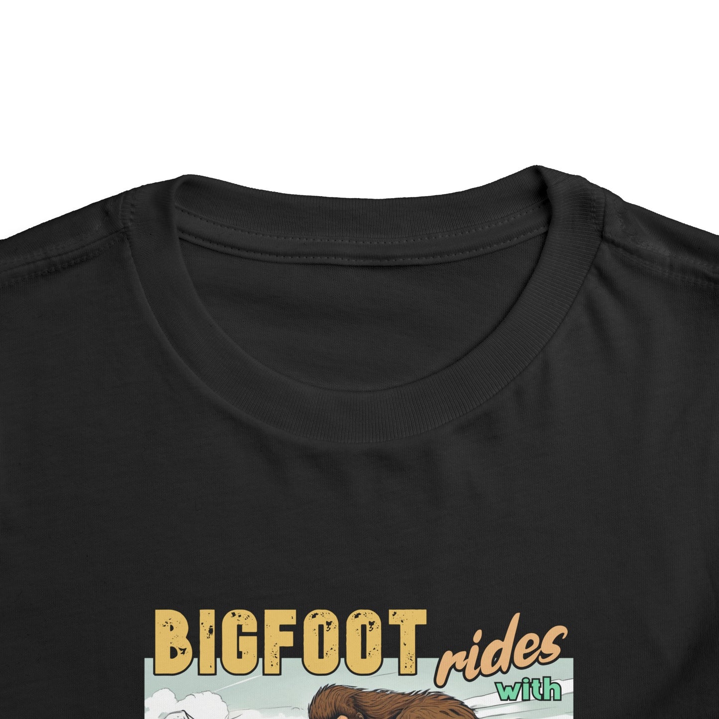 Toddler Short Sleeve Bigfoot Rides with Evan Storm Tee