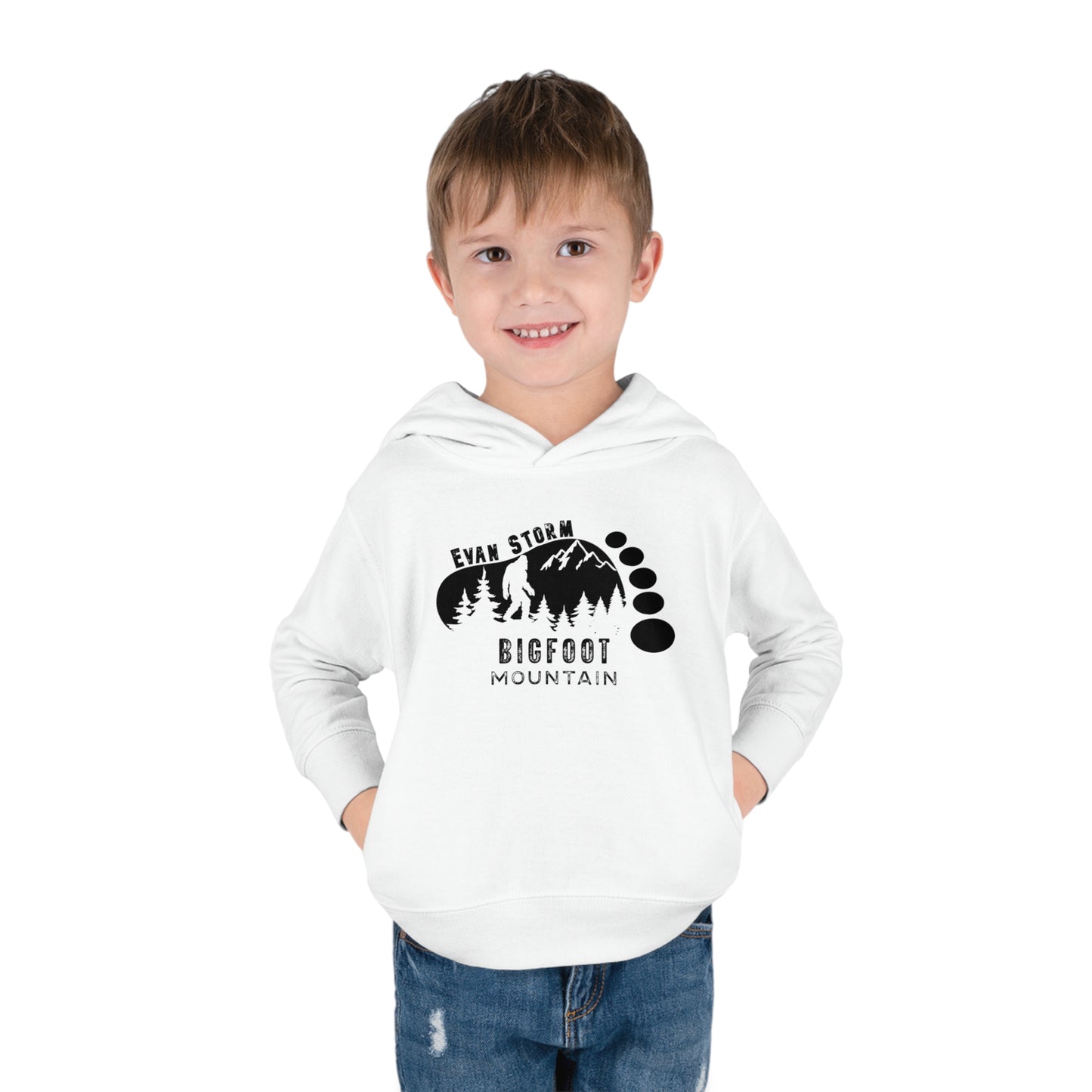 Toddler Bigfoot Mountain Pullover Fleece Hoodie