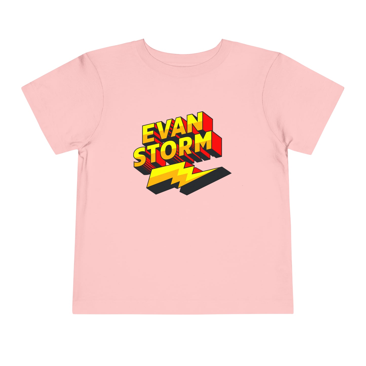 Toddler Evan Storm Logo Short Sleeve Tee