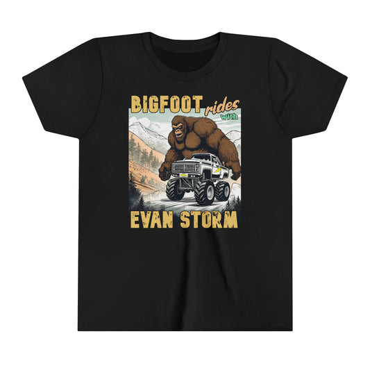 Youth Short Sleeve Bigfoot Rides with Evan Storm Tee