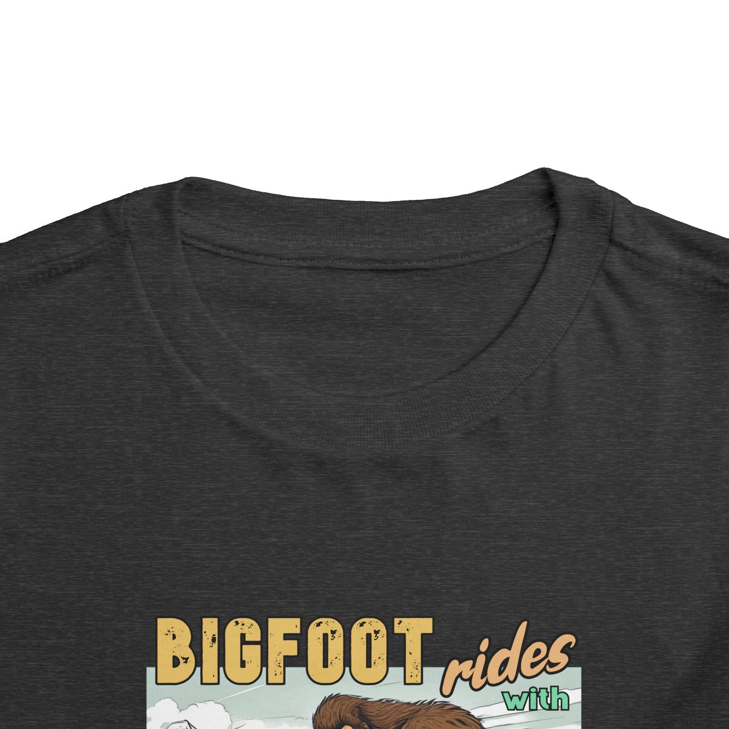 Toddler Short Sleeve Bigfoot Rides with Evan Storm Tee