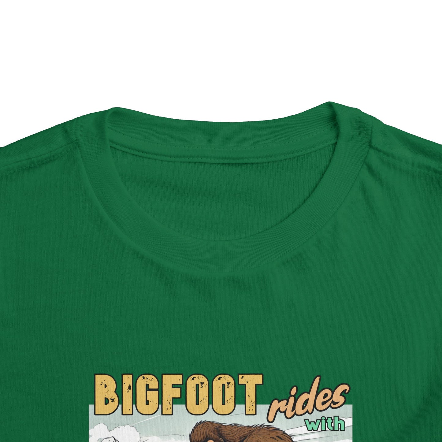 Toddler Short Sleeve Bigfoot Rides with Evan Storm Tee