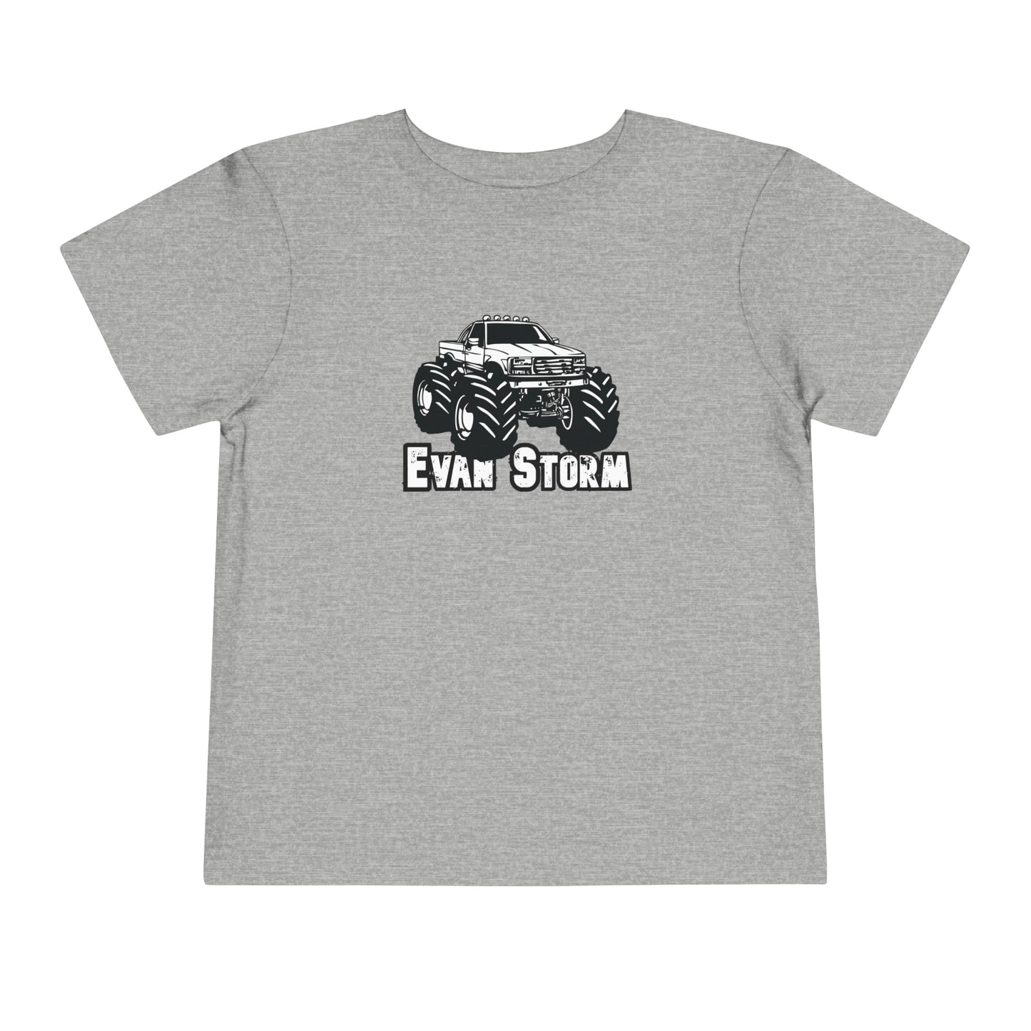 Toddler Evan Storm Vintage Monster Truck Short Sleeve Tee