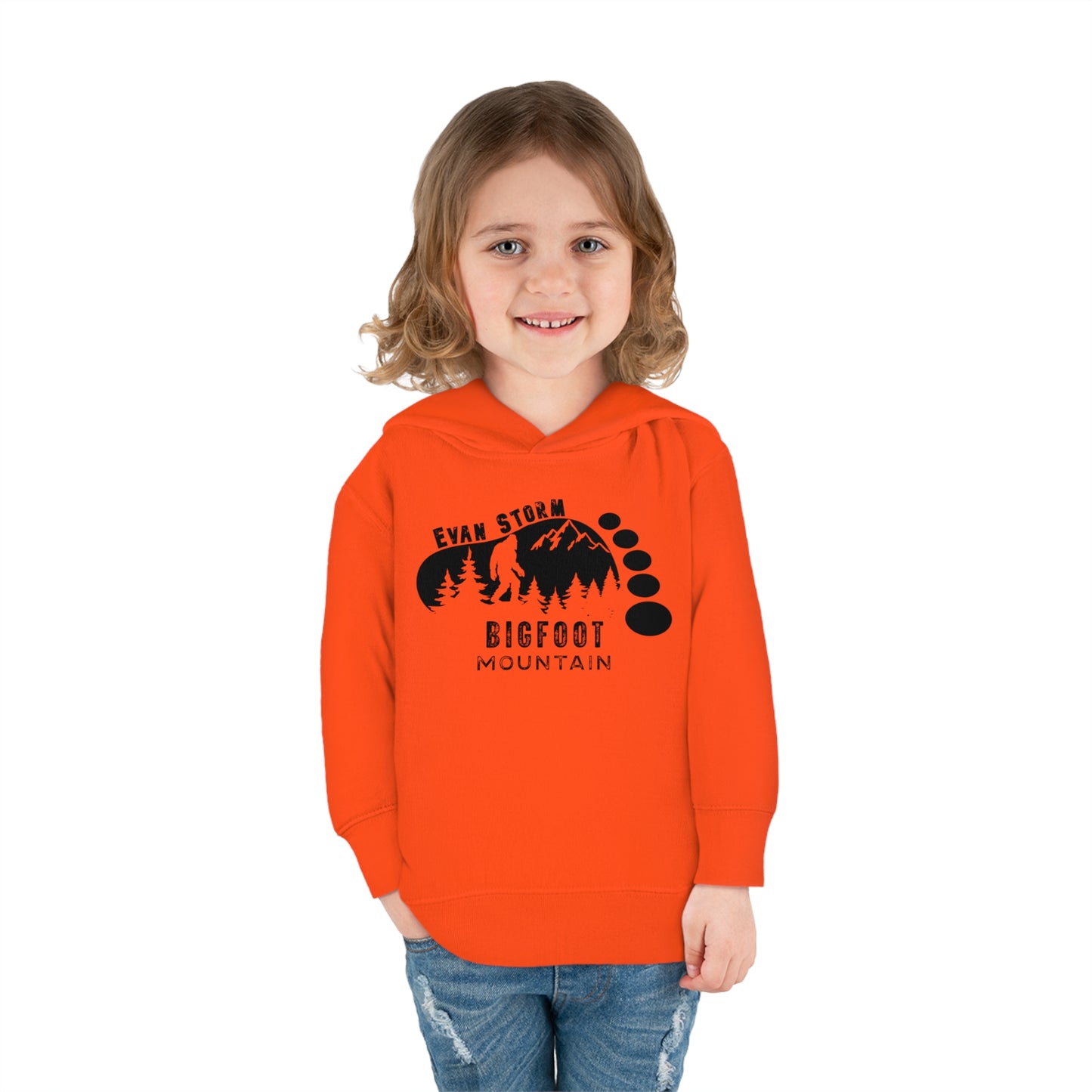 Toddler Bigfoot Mountain Pullover Fleece Hoodie