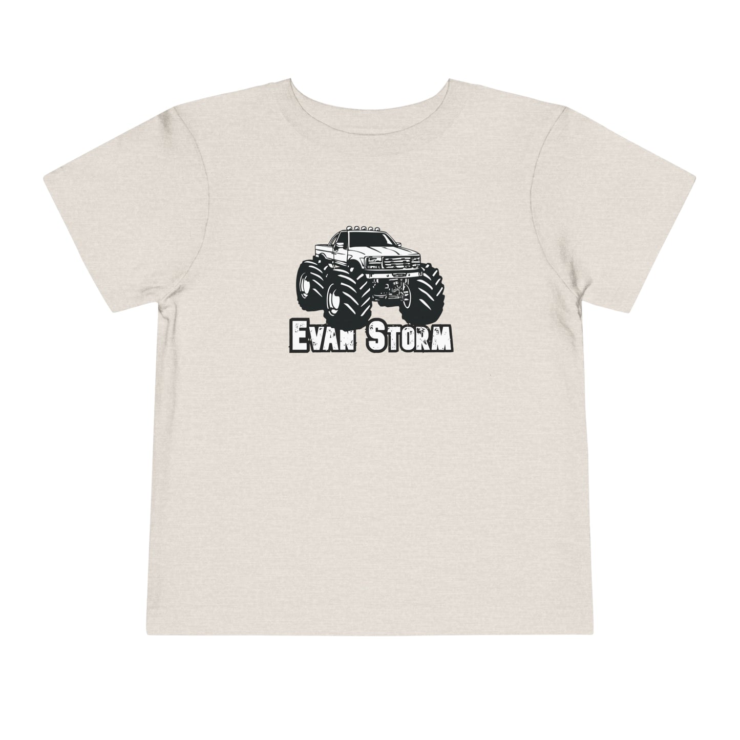 Toddler Evan Storm Vintage Monster Truck Short Sleeve Tee