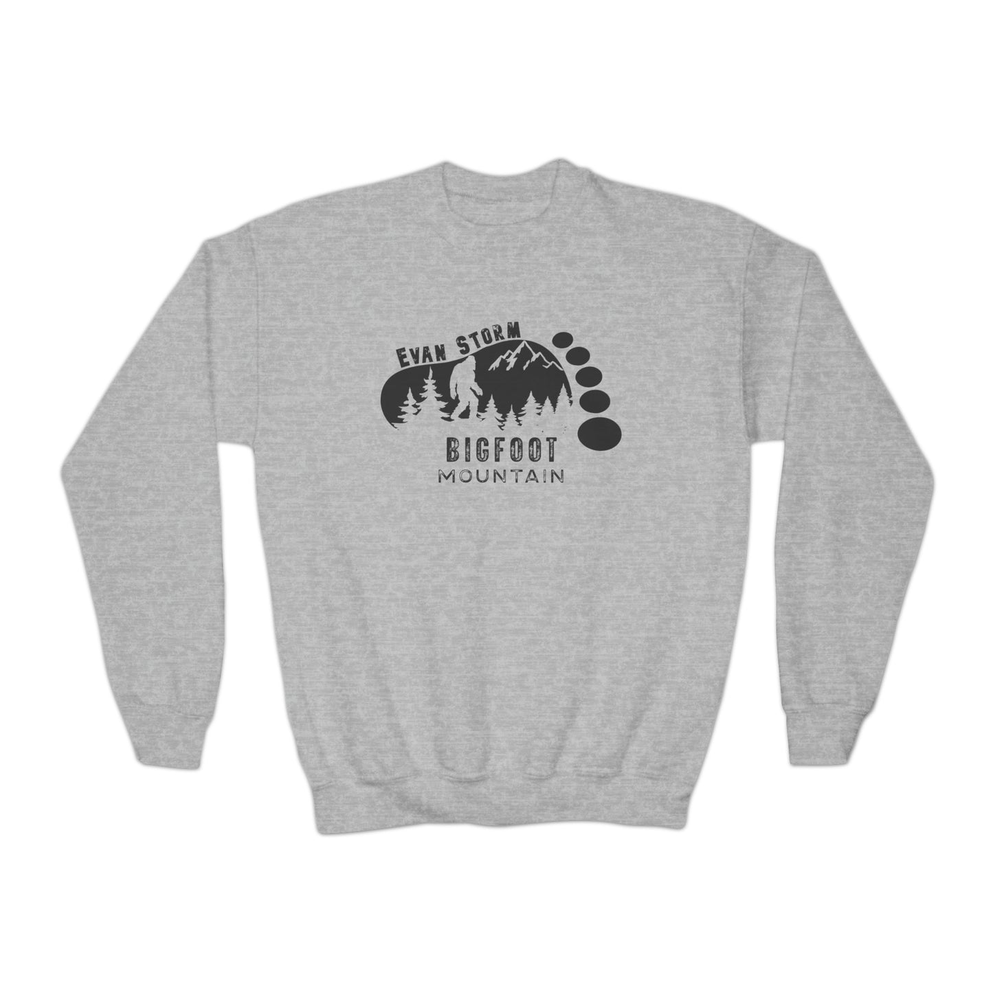 Youth Bigfoot Mountain Crewneck Sweatshirt