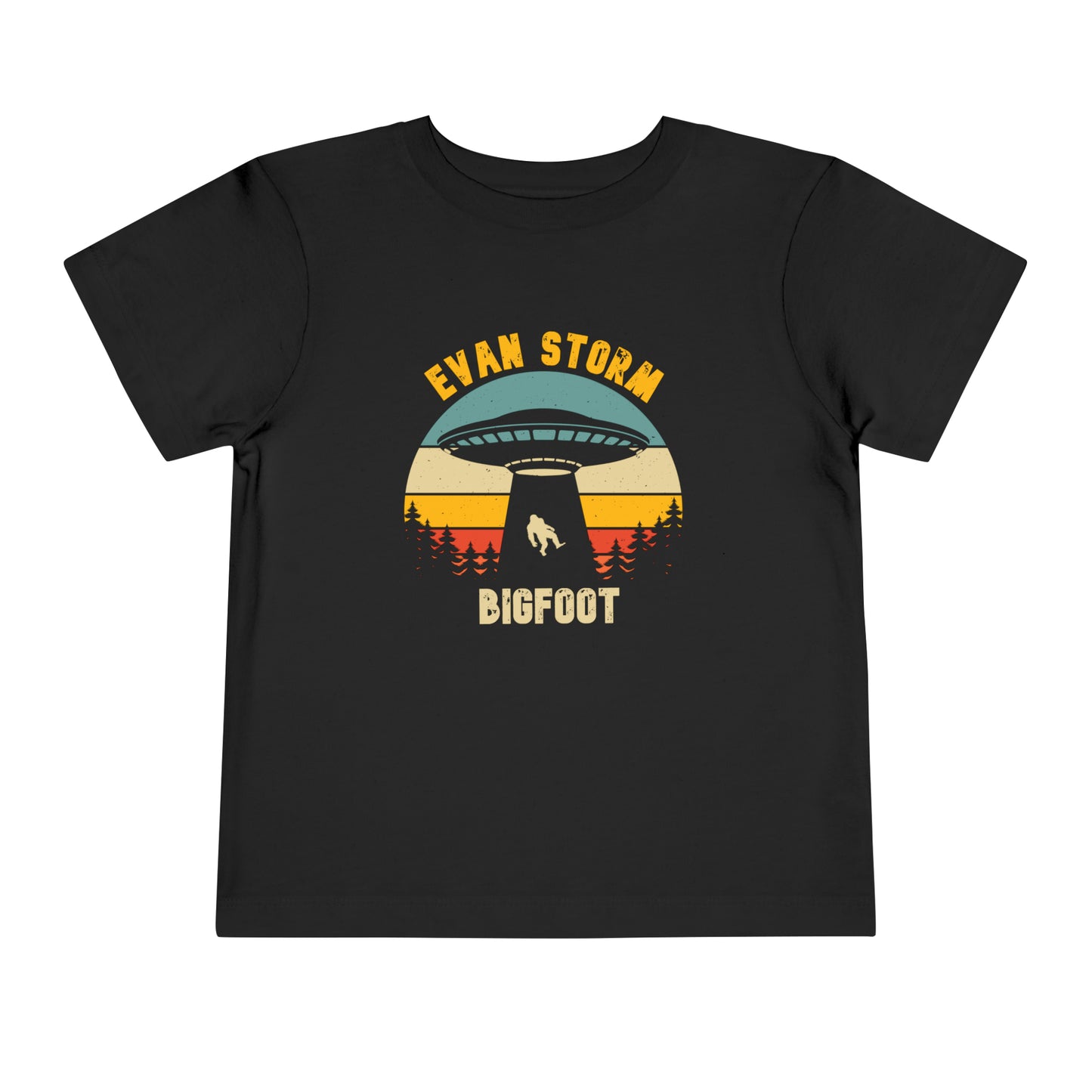 Toddler UFO Bigfoot Short Sleeve Tee