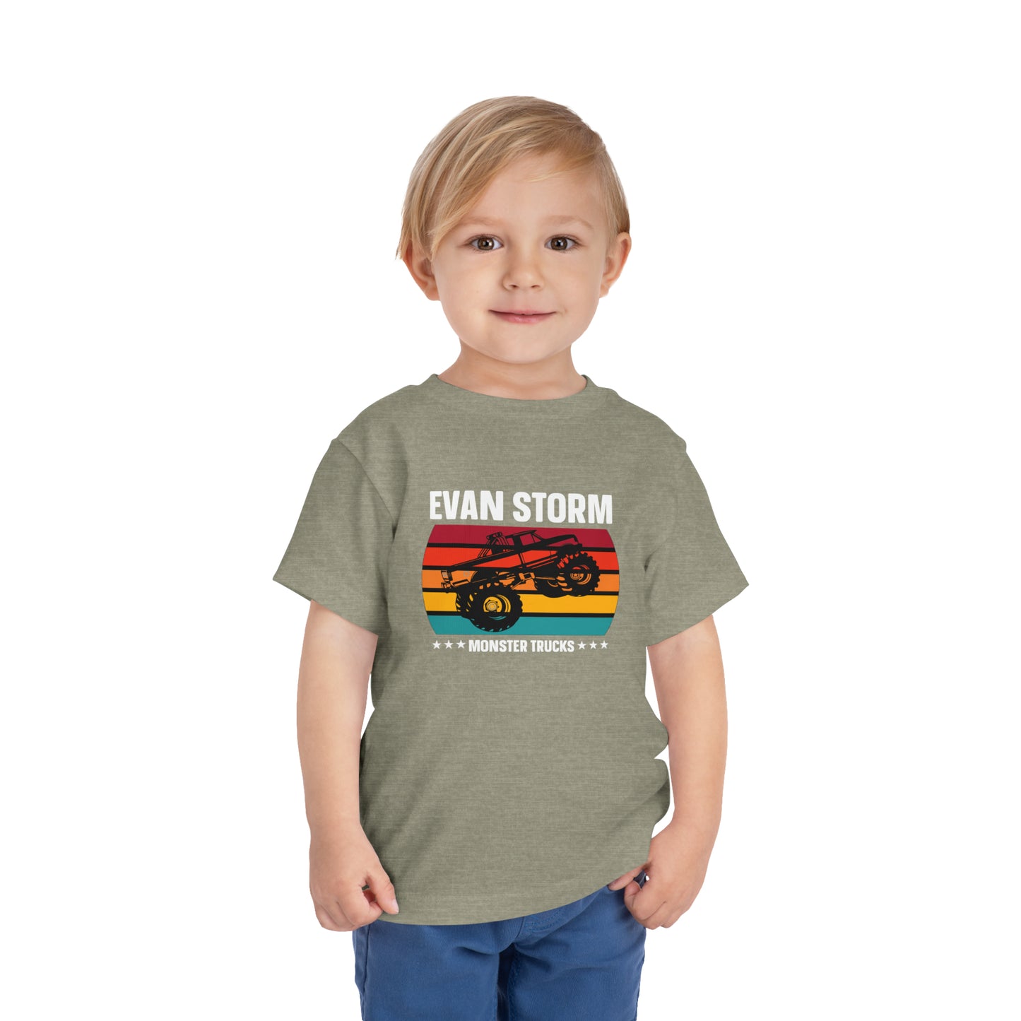 Toddler Evan Storm Sunset Short Sleeve Tee