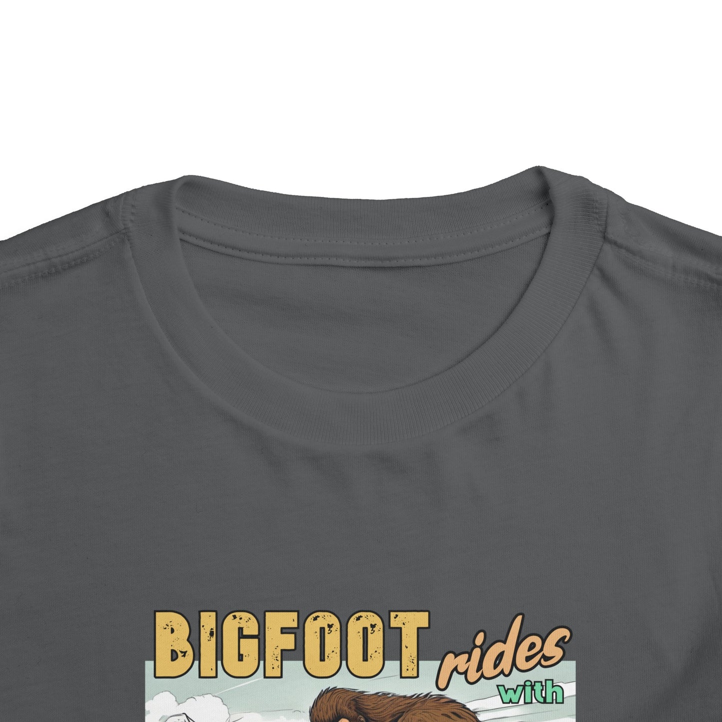 Toddler Short Sleeve Bigfoot Rides with Evan Storm Tee