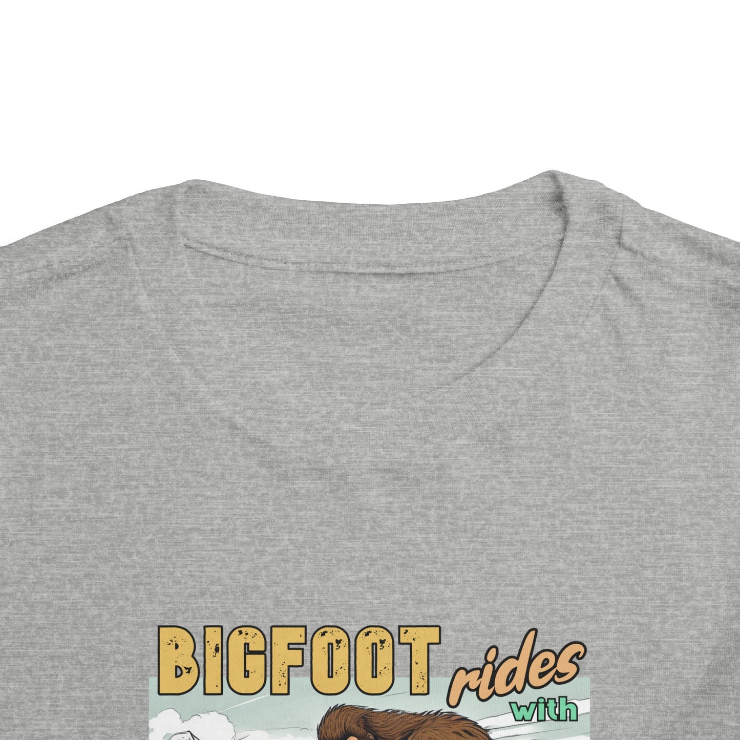 Toddler Short Sleeve Bigfoot Rides with Evan Storm Tee