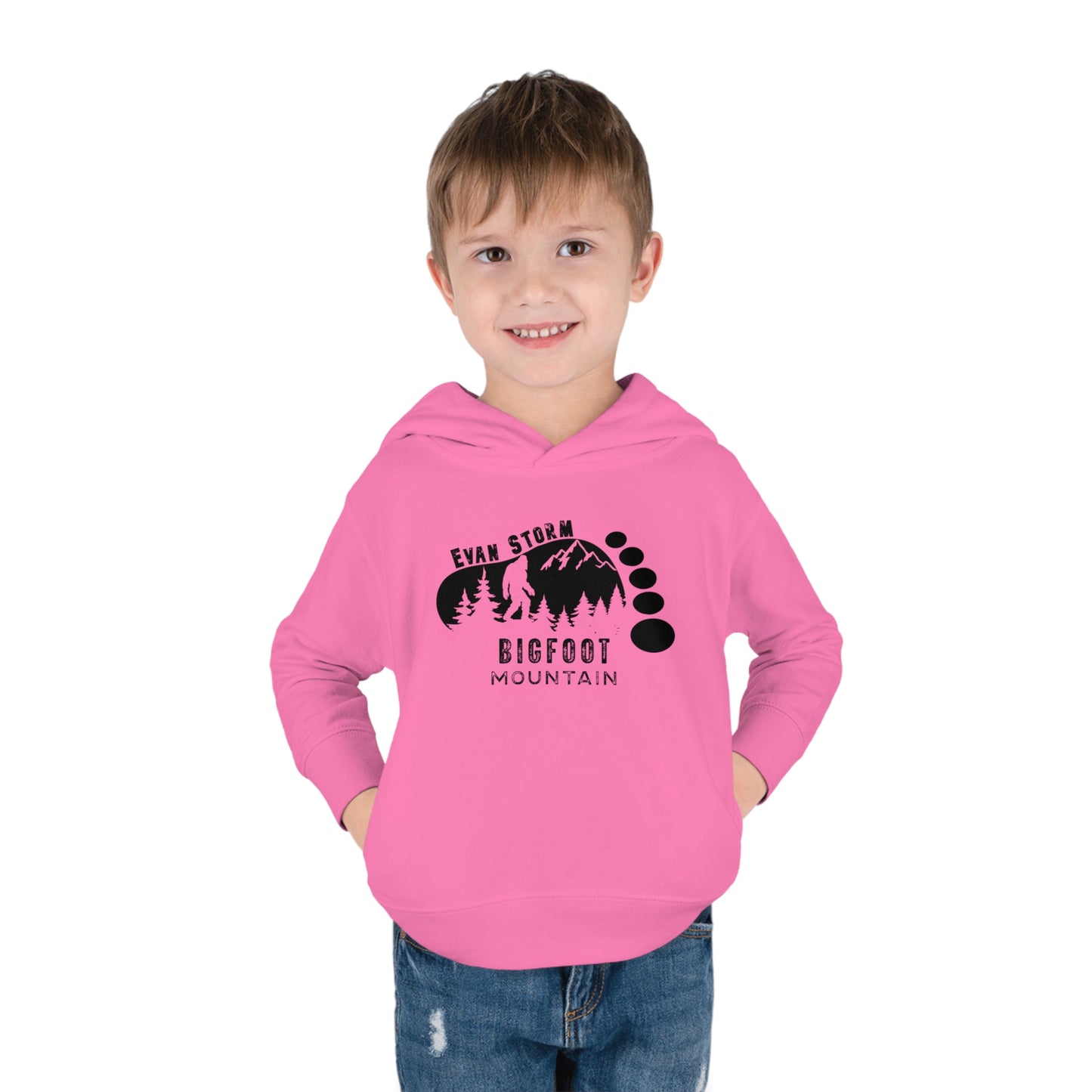 Toddler Bigfoot Mountain Pullover Fleece Hoodie