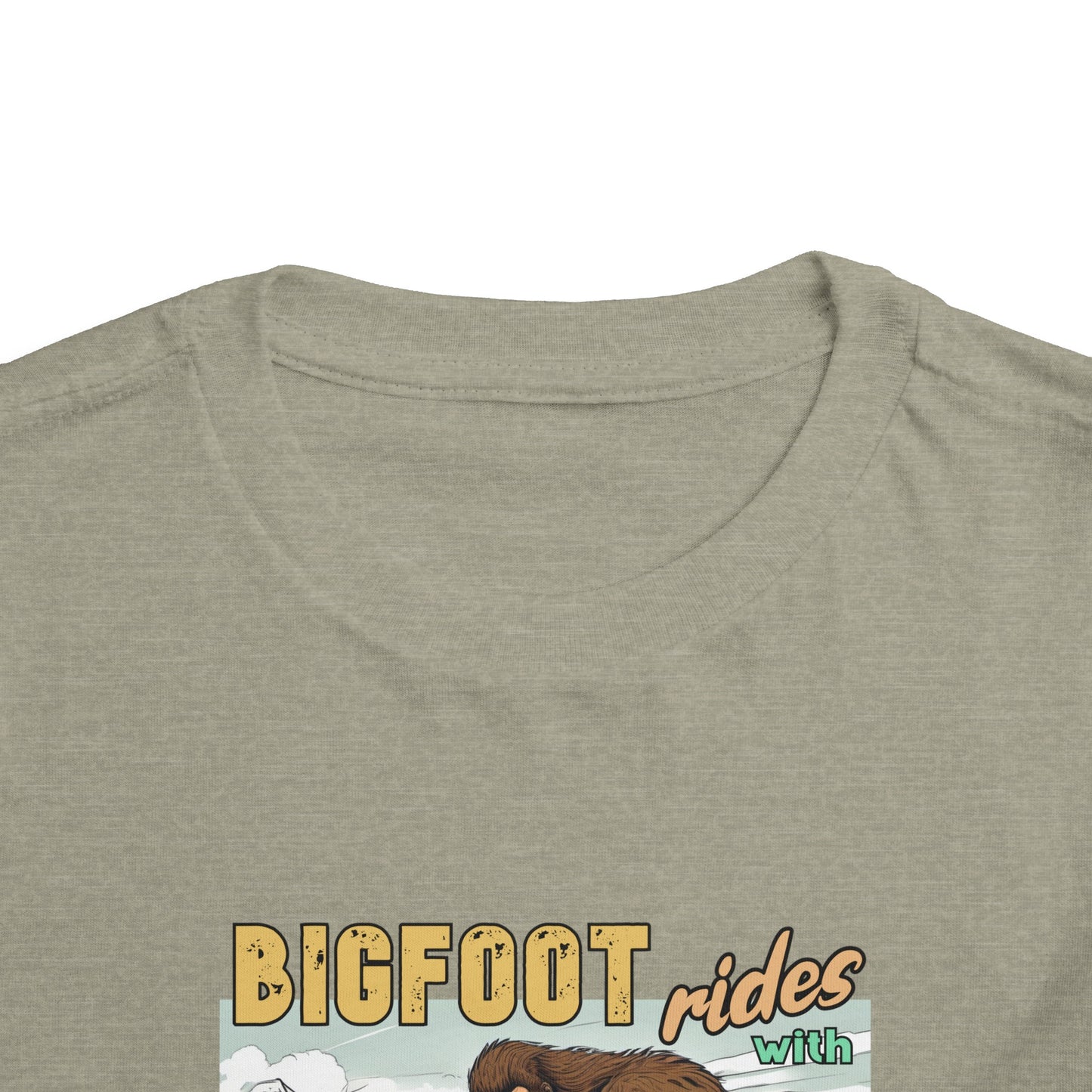 Toddler Short Sleeve Bigfoot Rides with Evan Storm Tee