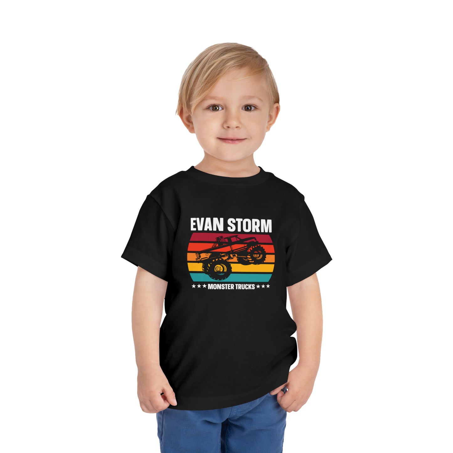 Toddler Evan Storm Sunset Short Sleeve Tee