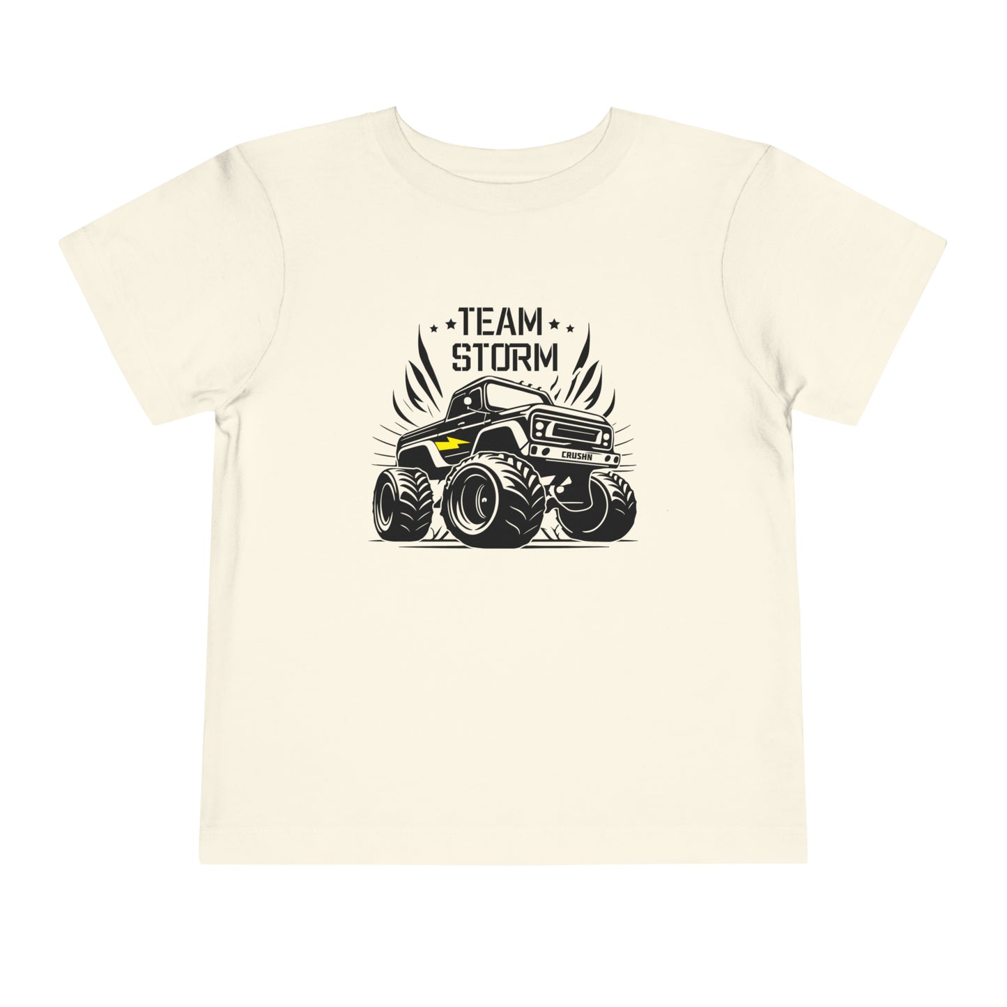 Toddler Team Storm Monster Truck Short Sleeve Tee