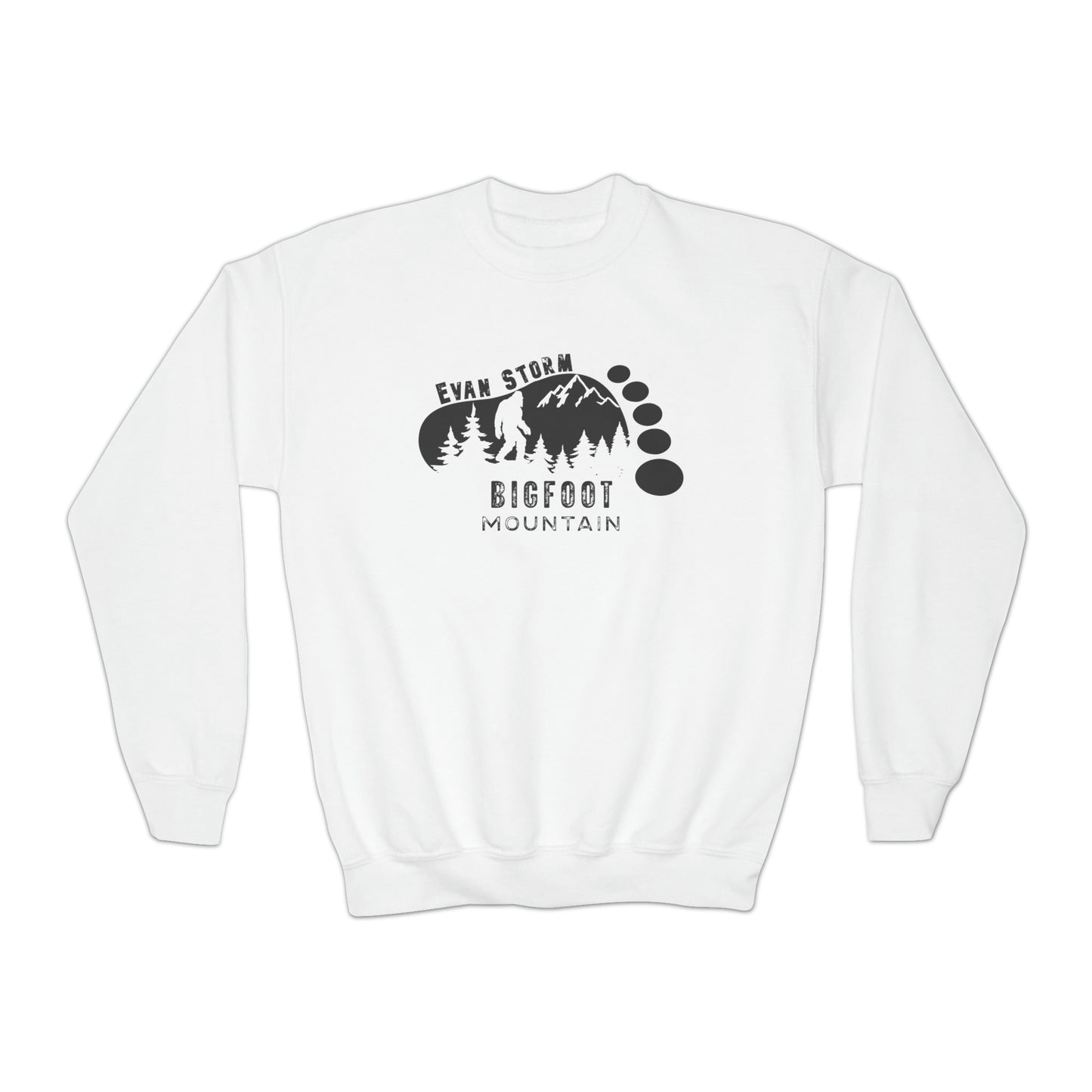 Youth Bigfoot Mountain Crewneck Sweatshirt