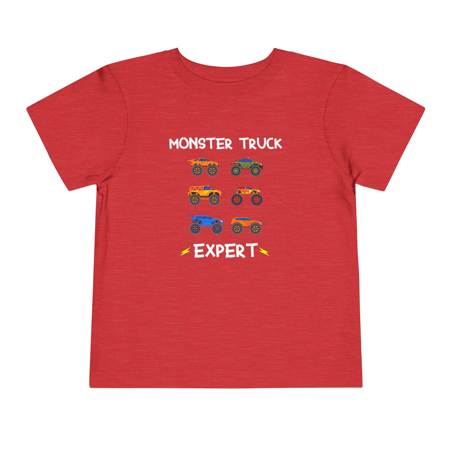 Toddler Short Sleeve Evan Storm Monster Truck Expert Tee