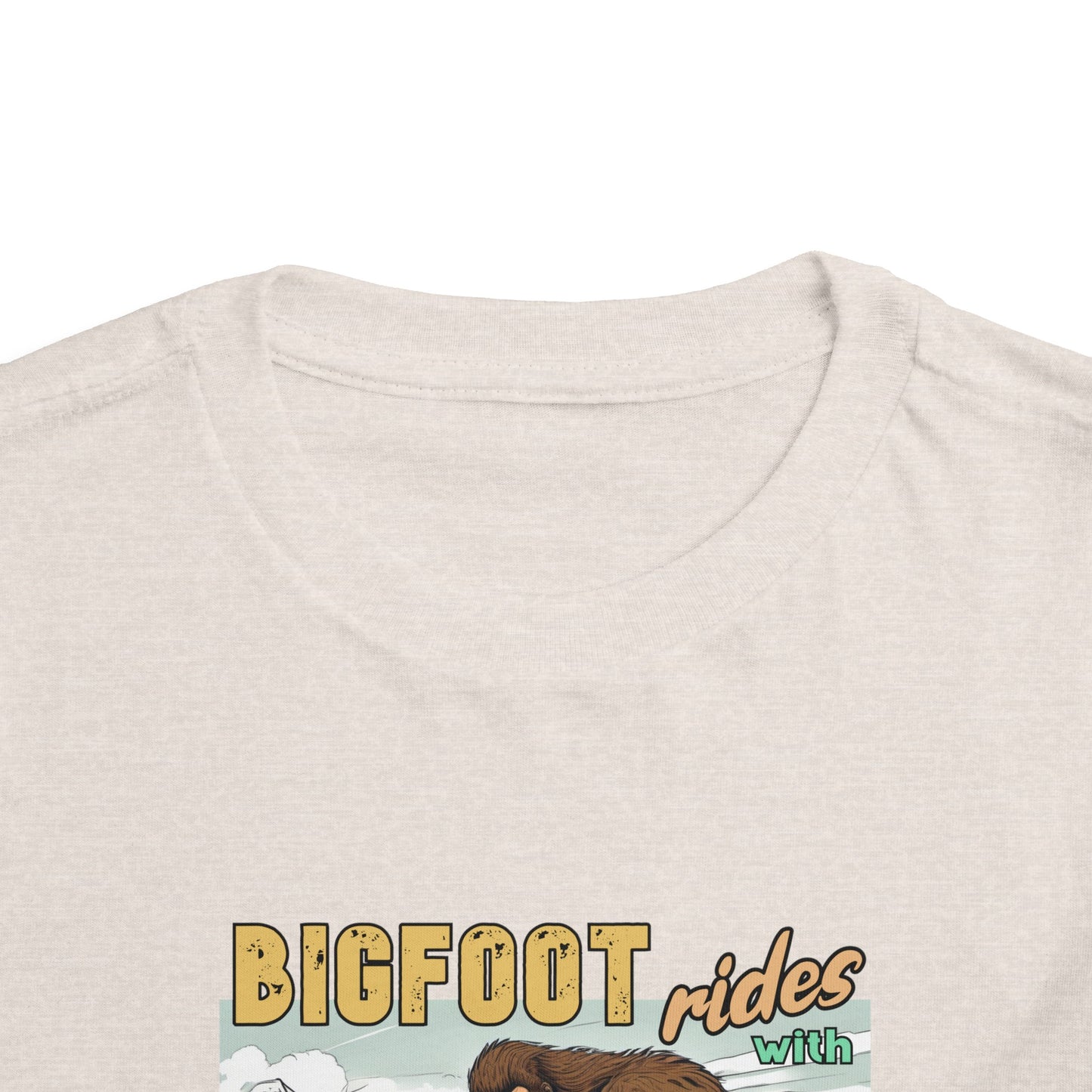 Toddler Short Sleeve Bigfoot Rides with Evan Storm Tee