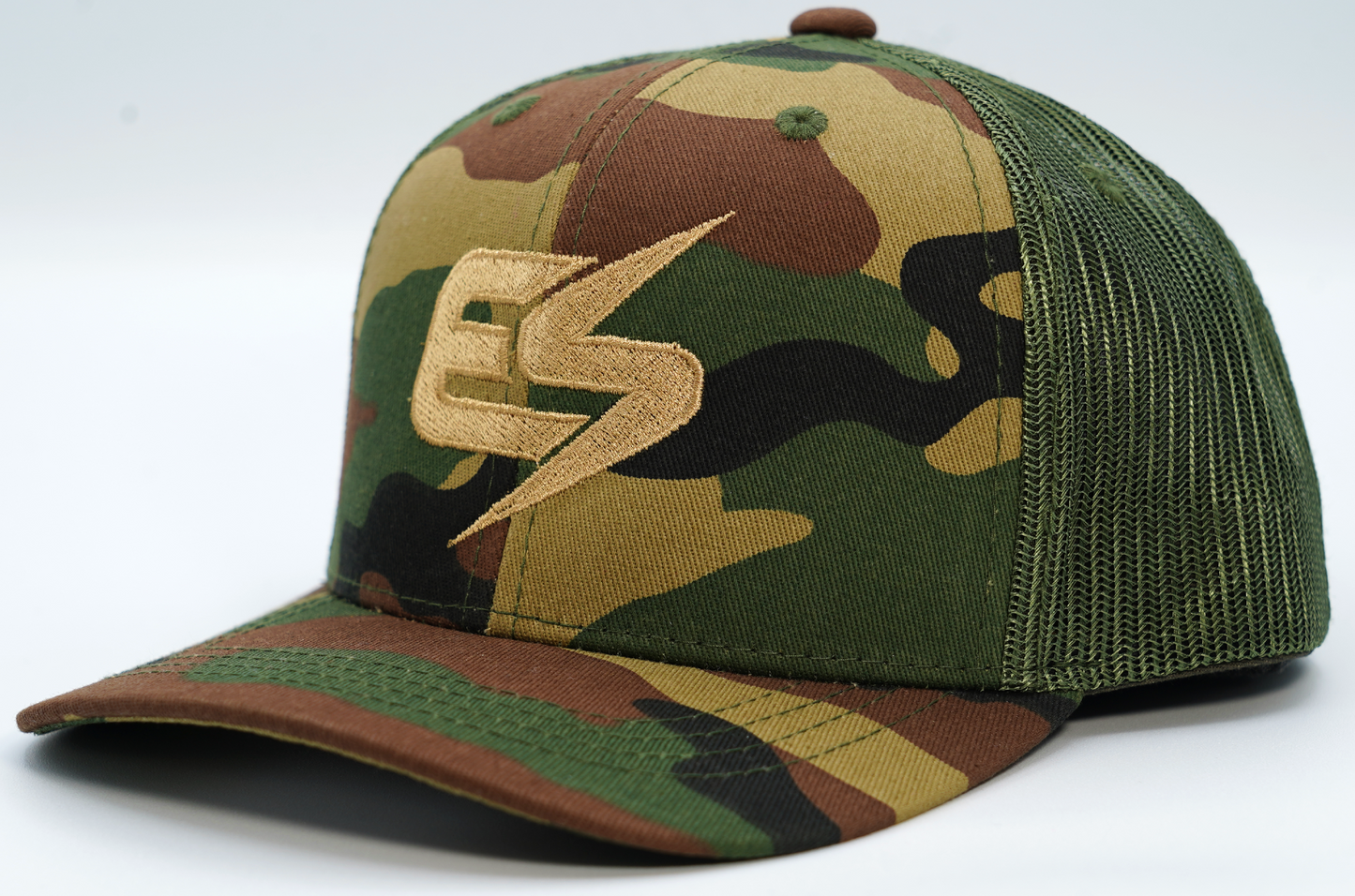 Youth Evan Storm Green Camo Cap