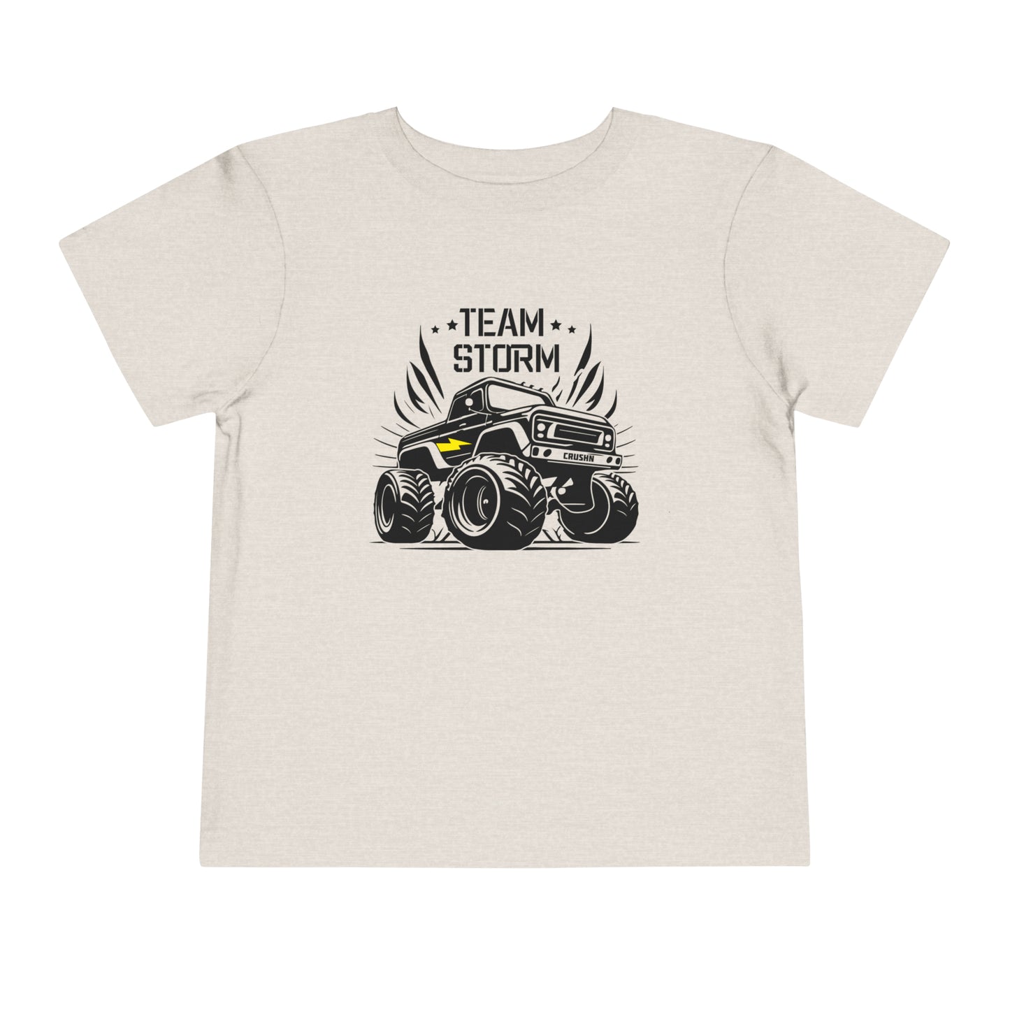 Toddler Team Storm Monster Truck Short Sleeve Tee