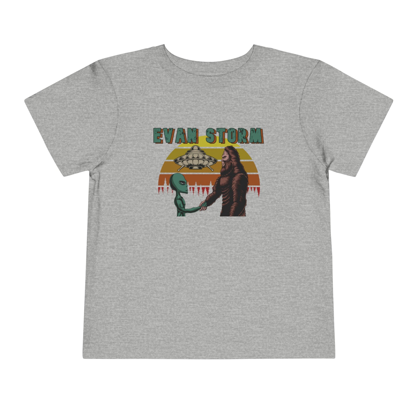 Toddler Evan Storm UFO BIGfoot Teamwork Short Sleeve Tee