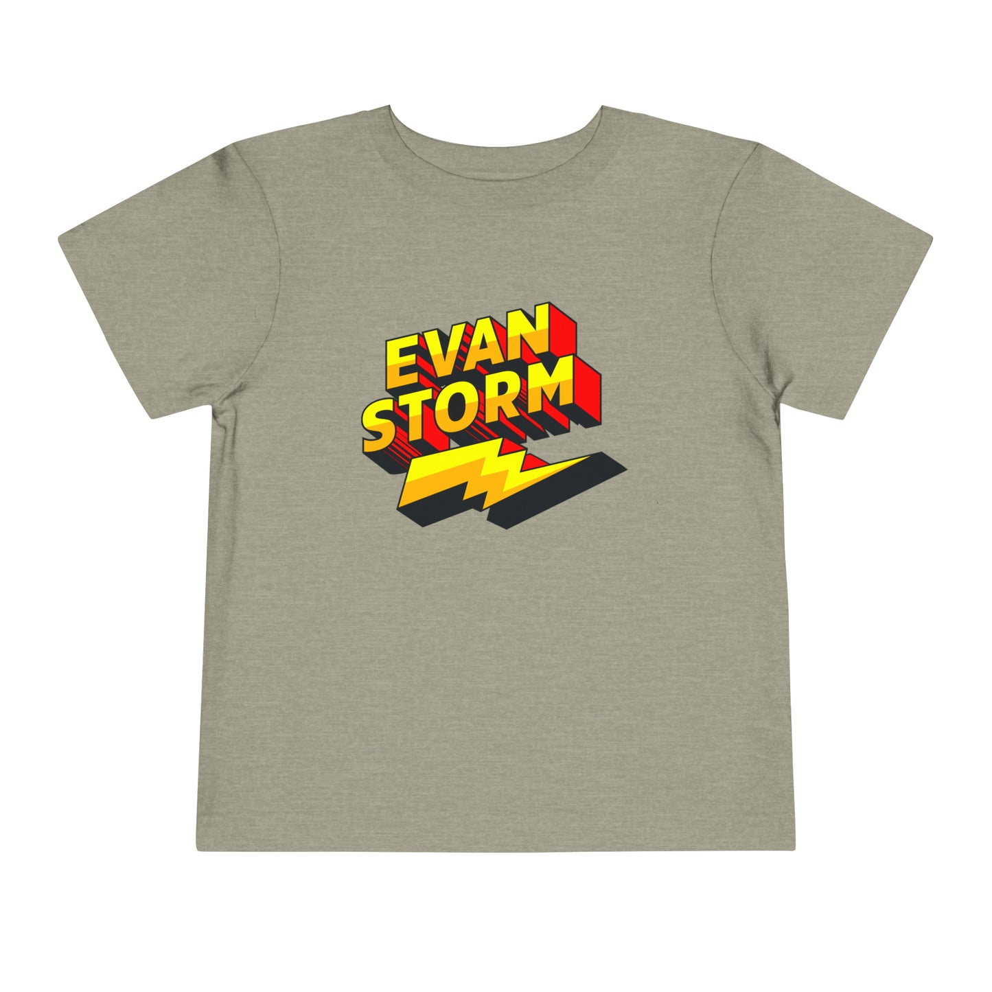 Toddler Evan Storm Logo Short Sleeve Tee