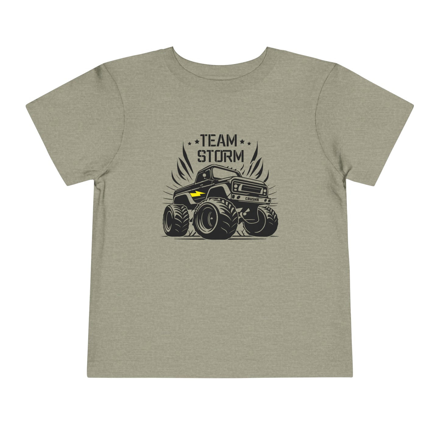 Toddler Team Storm Monster Truck Short Sleeve Tee