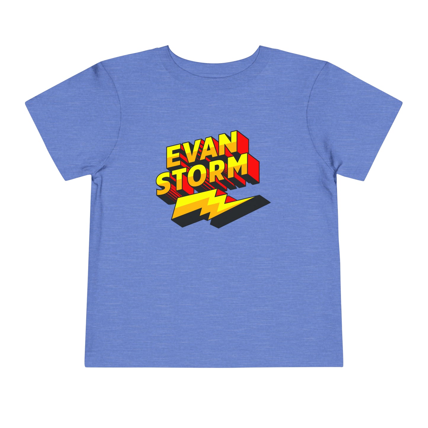 Toddler Evan Storm Logo Short Sleeve Tee