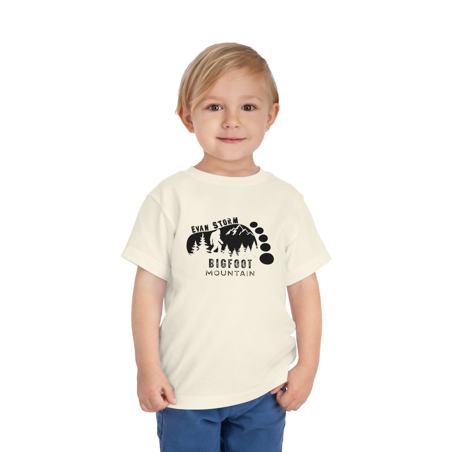 Toddler Evan Storm Bigfoot Mountain Short Sleeve Tee