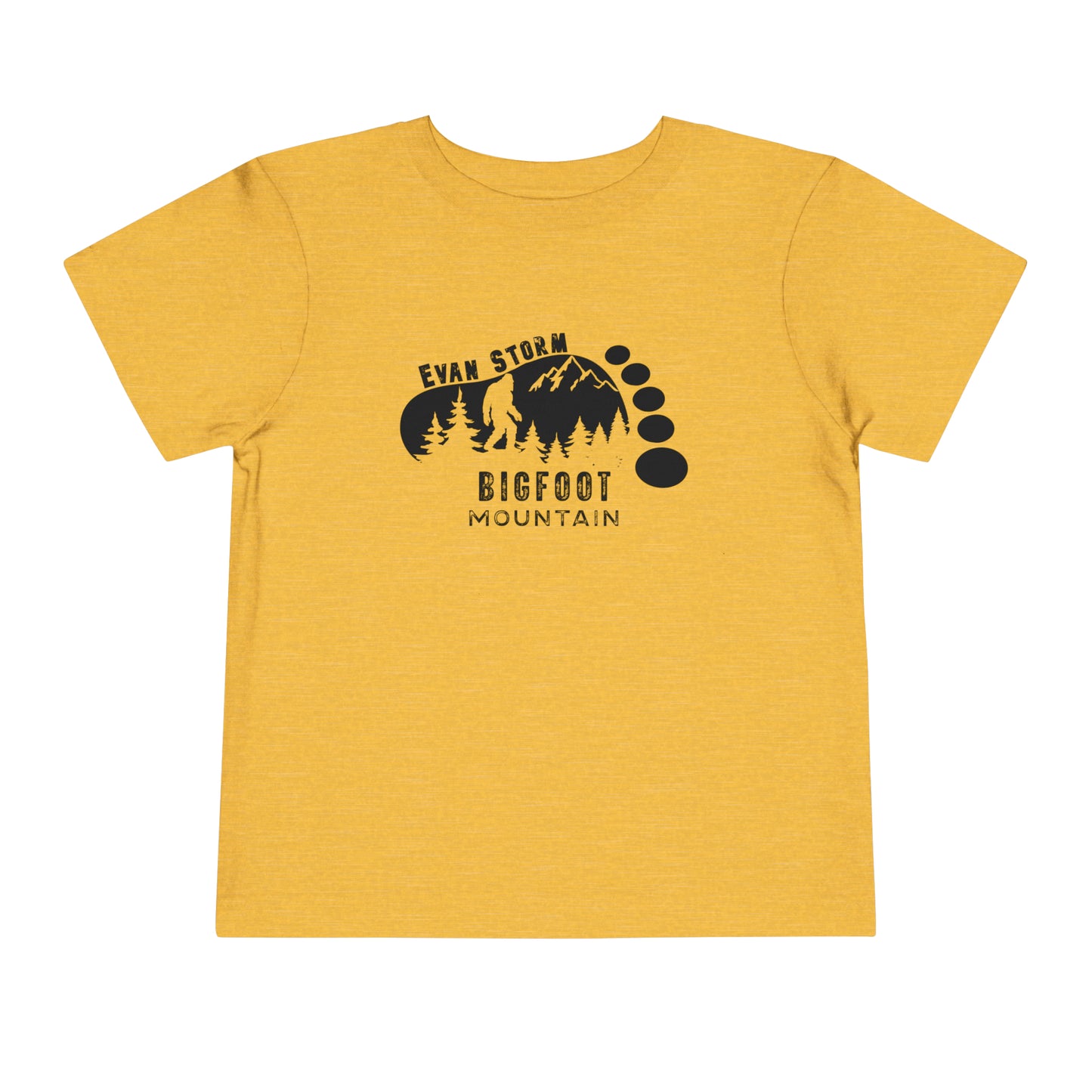 Toddler Evan Storm Bigfoot Mountain Short Sleeve Tee