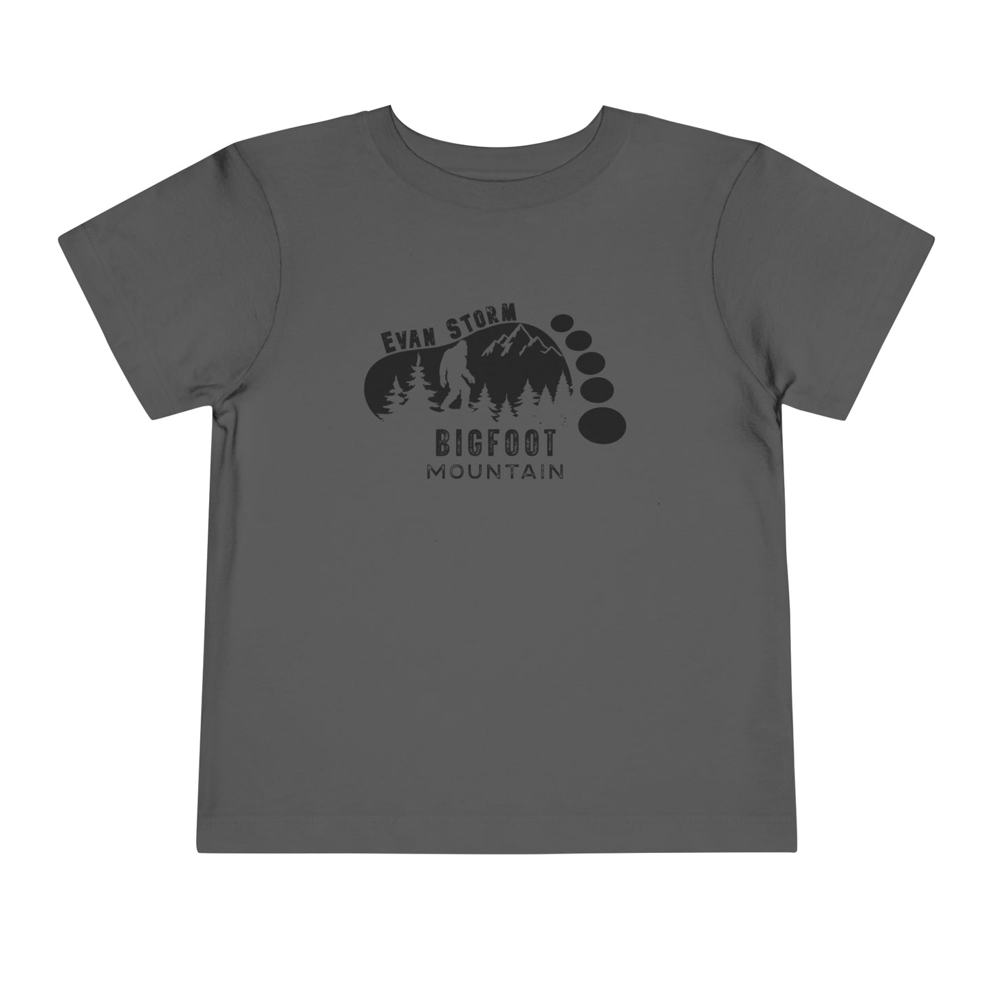 Toddler Evan Storm Bigfoot Mountain Short Sleeve Tee