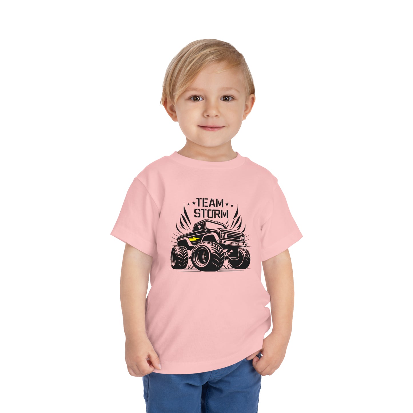 Toddler Team Storm Monster Truck Short Sleeve Tee