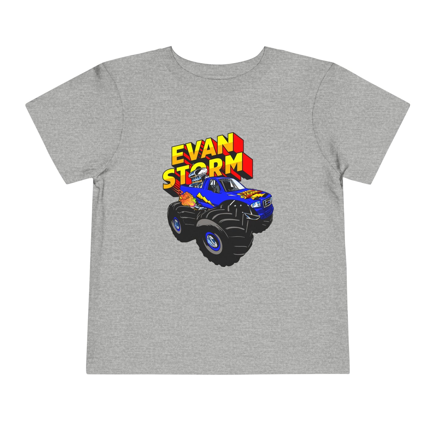 Toddler Evan Storm Logo & Truck Short Sleeve Tee