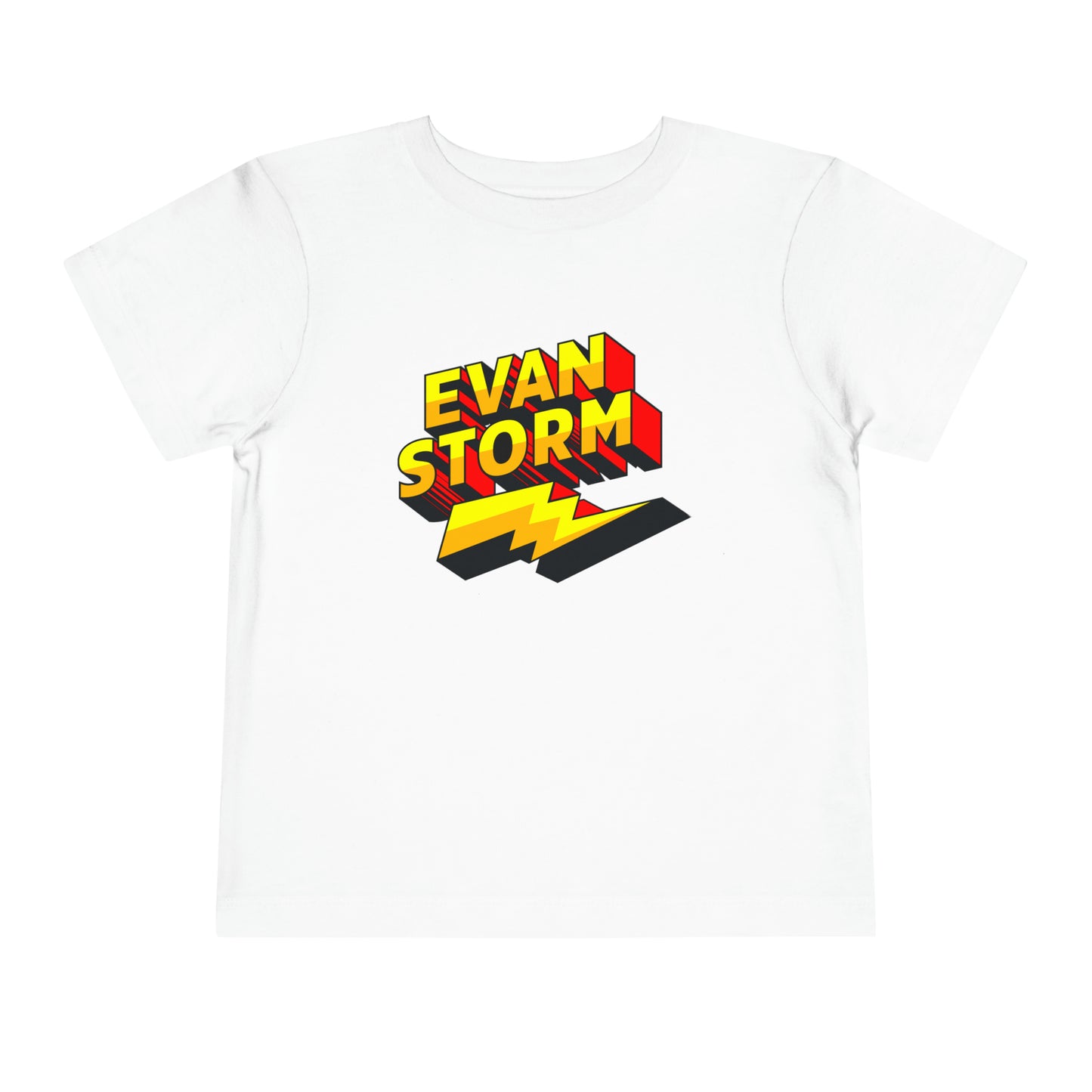 Toddler Evan Storm Logo Short Sleeve Tee