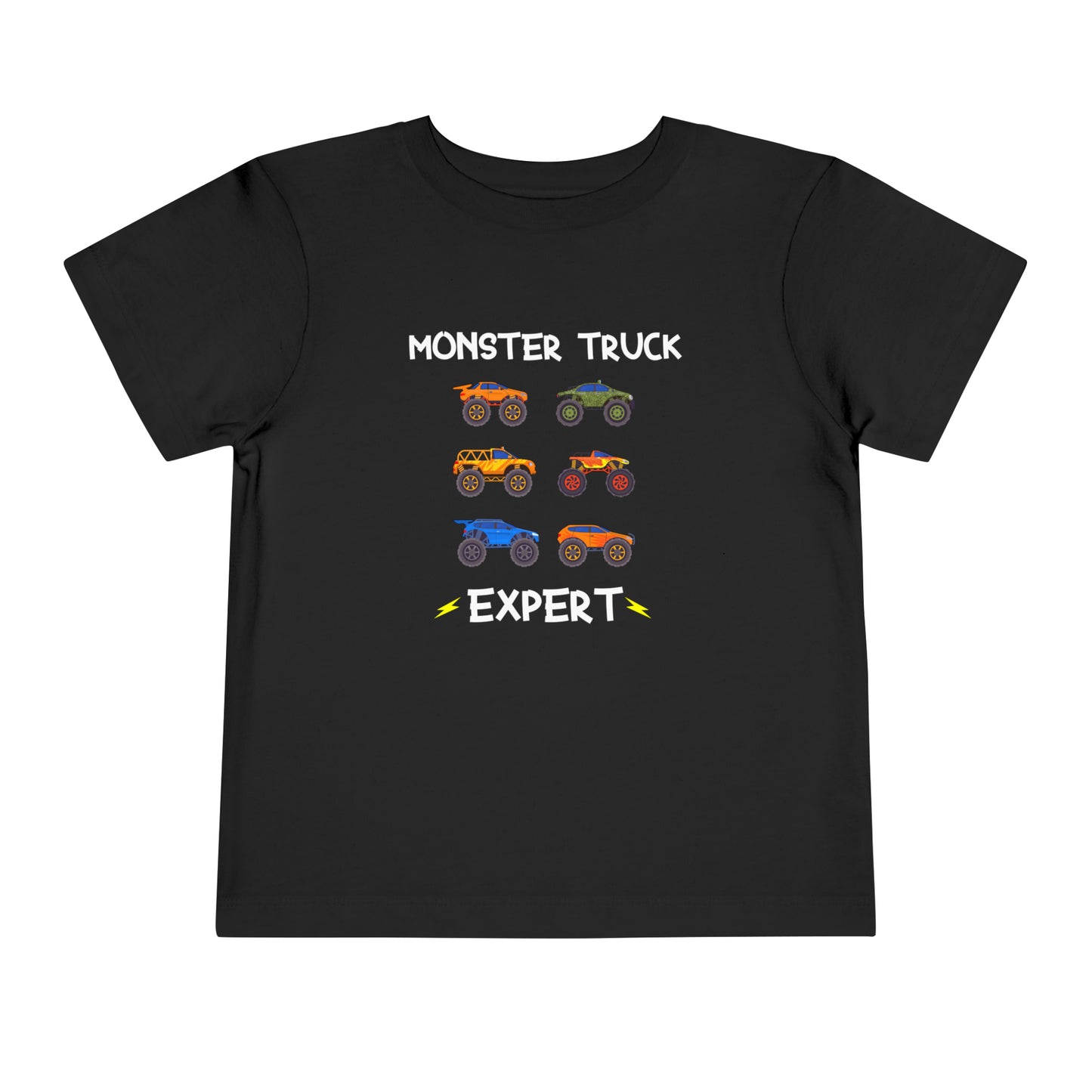 Toddler Short Sleeve Evan Storm Monster Truck Expert Tee