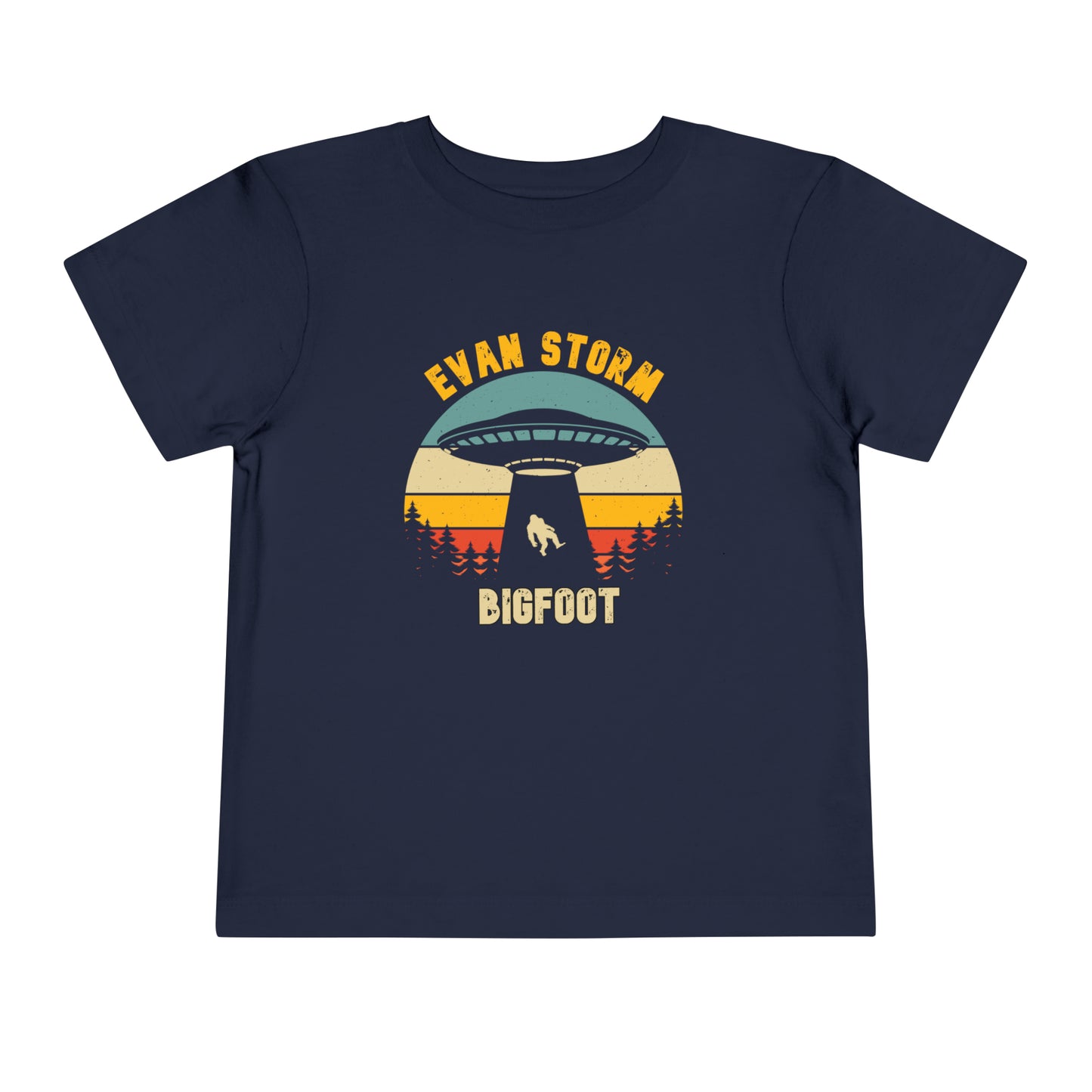 Toddler UFO Bigfoot Short Sleeve Tee