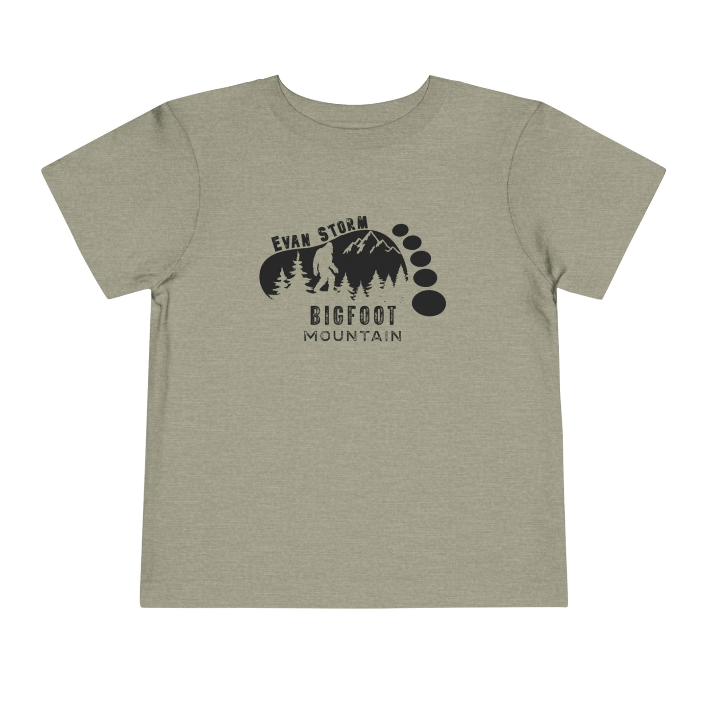 Toddler Evan Storm Bigfoot Mountain Short Sleeve Tee