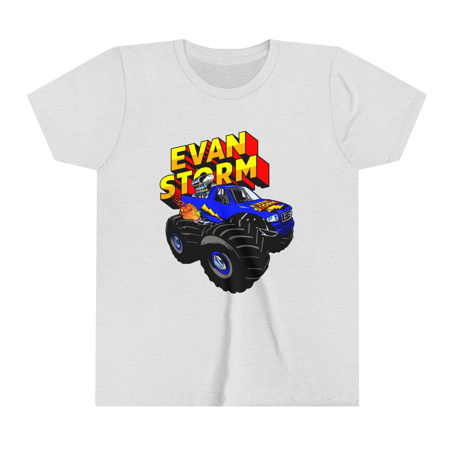 Youth Evan Storm Truck & Logo Custom Short Sleeve Tee